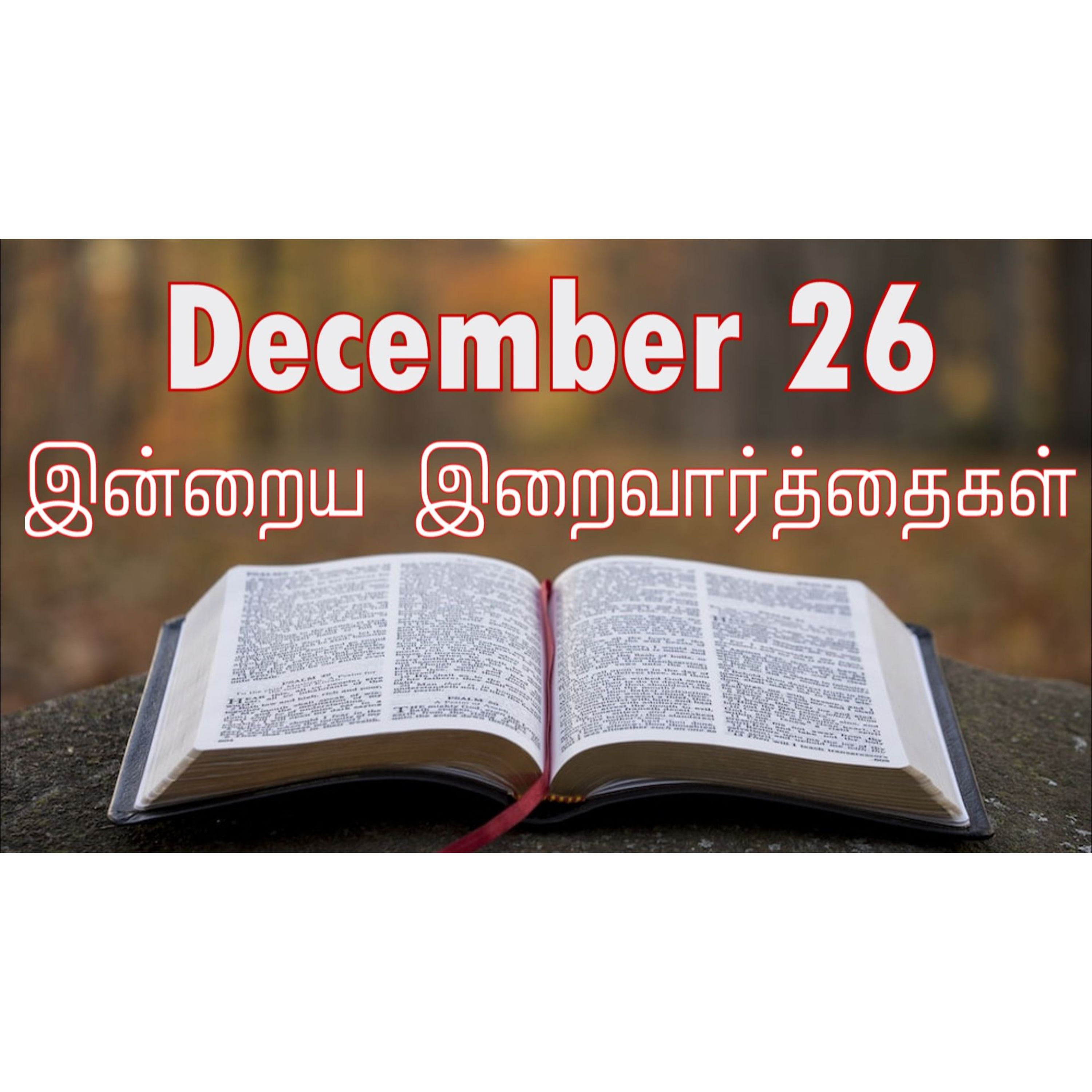 26 December 2025 Holy Mass Readings Tamil | Catholic | Daily Bible Reading Tamil | இன்றைய திருப்பலி வாசகங்கள் | Mass readings today | Today's Mass Readings Tamil | Daily bible verse in Tamil episode artwork