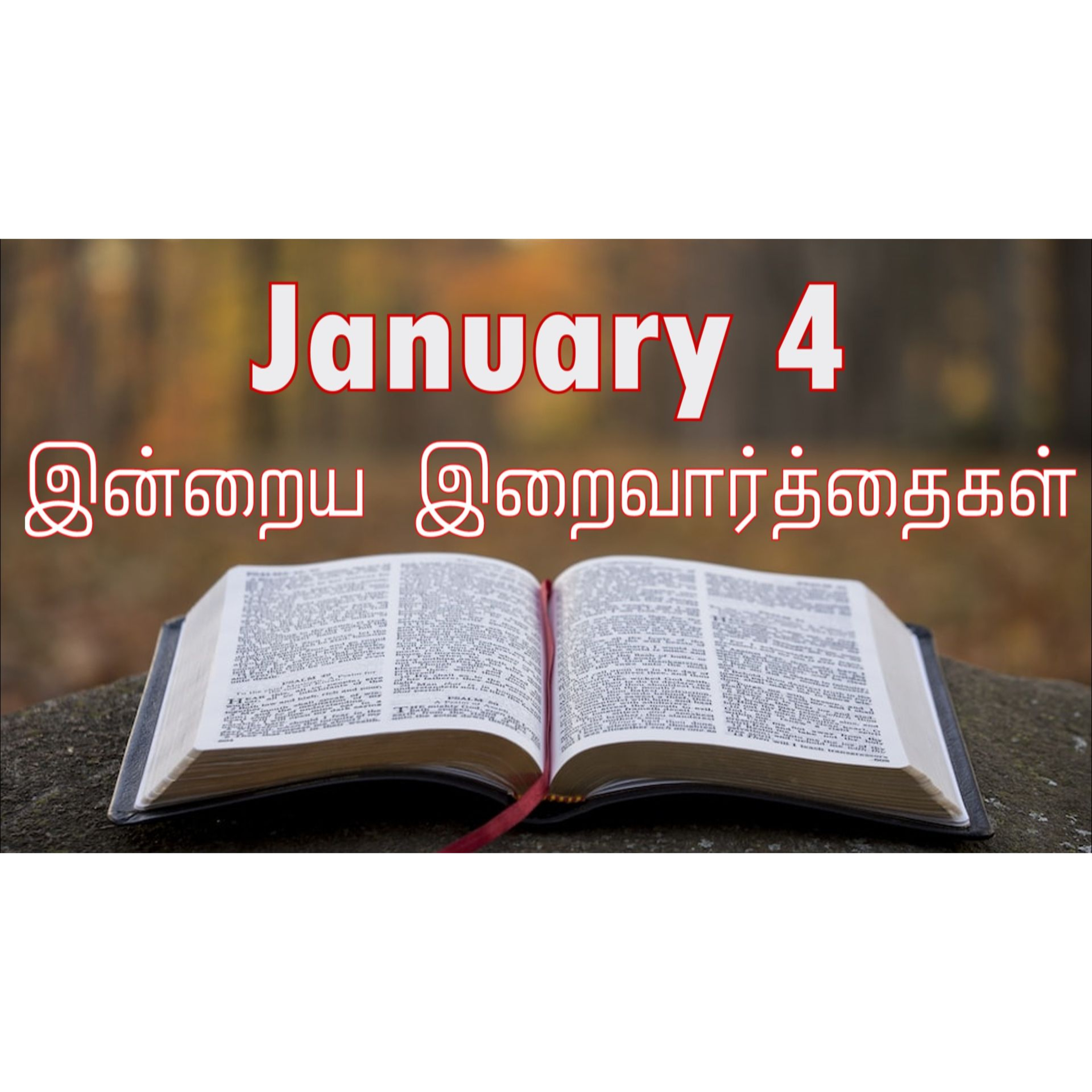 4 January 2026 Holy Mass Readings Tamil | Catholic | Daily Bible Reading Tamil | இன்றைய திருப்பலி வாசகங்கள் | Mass readings today | Today's Mass Readings Tamil | Daily bible verse in Tamil episode artwork
