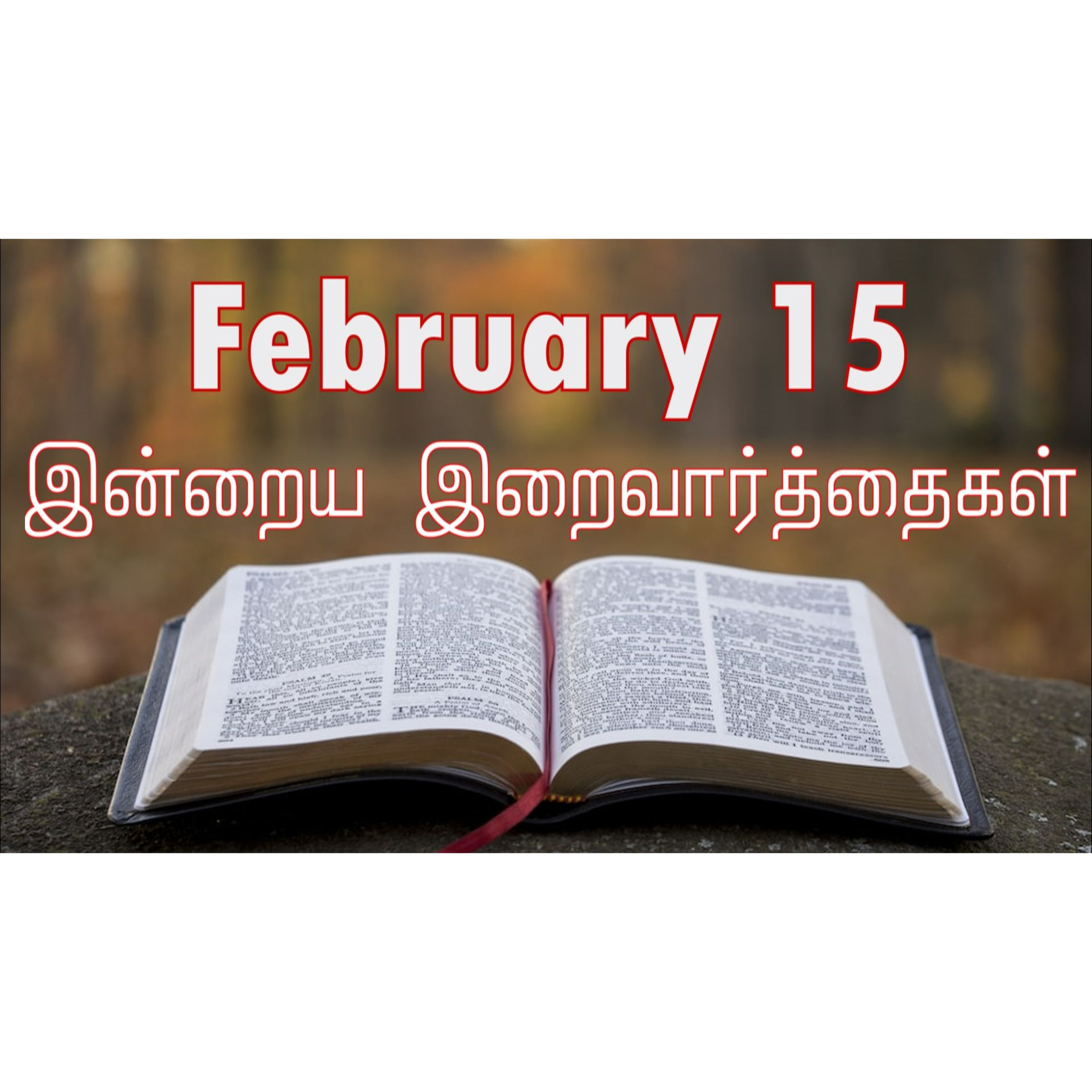 15 February 2026 Holy Mass Readings Tamil | Catholic | Daily Bible Reading Tamil | இன்றைய திருப்பலி வாசகங்கள் | Mass readings today | Today's Mass Readings Tamil | Daily bible verse in Tamil  episode artwork