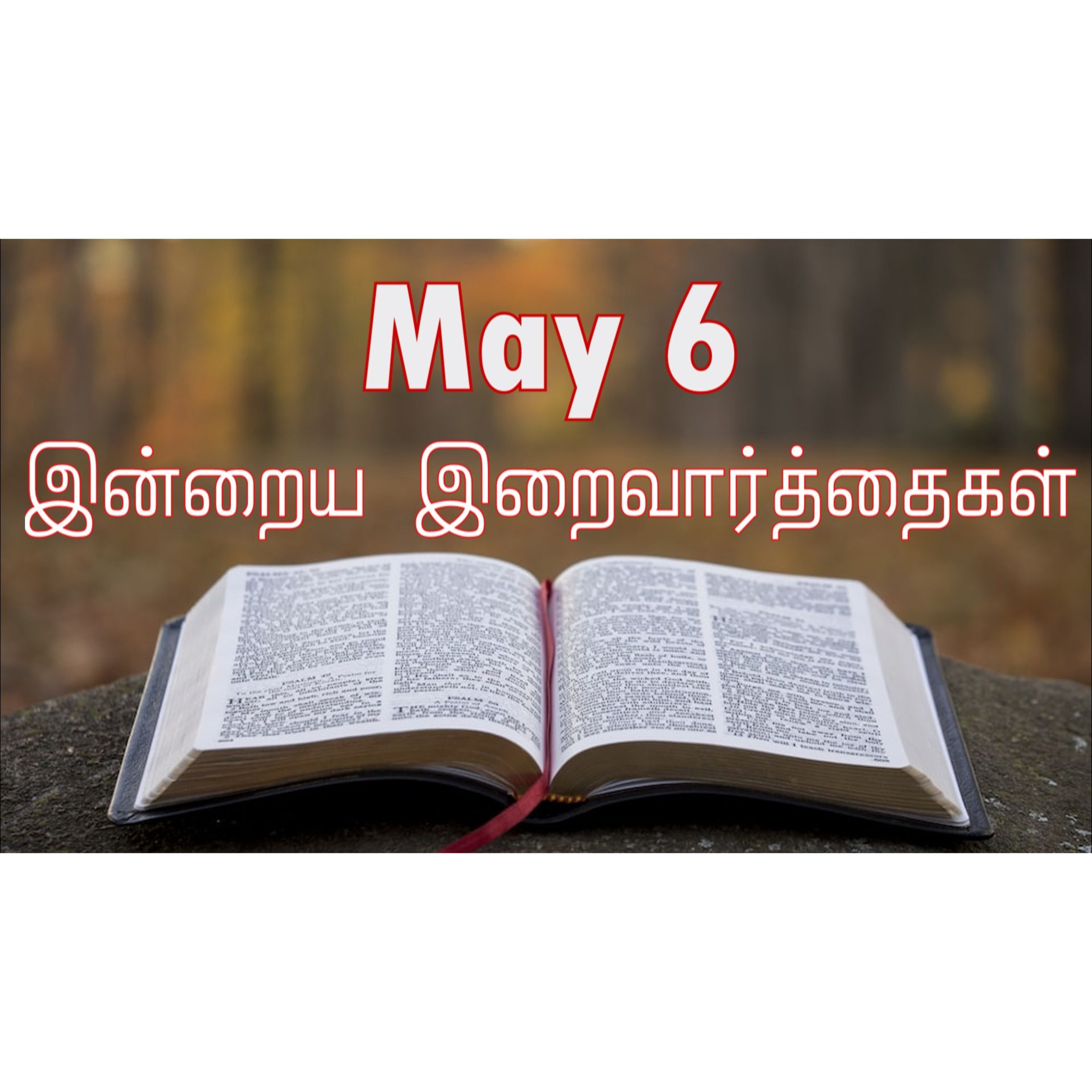 6 May 2026 Holy Mass Readings Tamil | Catholic | Daily Bible Reading Tamil | இன்றைய திருப்பலி வாசகங்கள் | Mass readings today | Today's Mass Readings Tamil | Daily bible verse in Tamil episode artwork