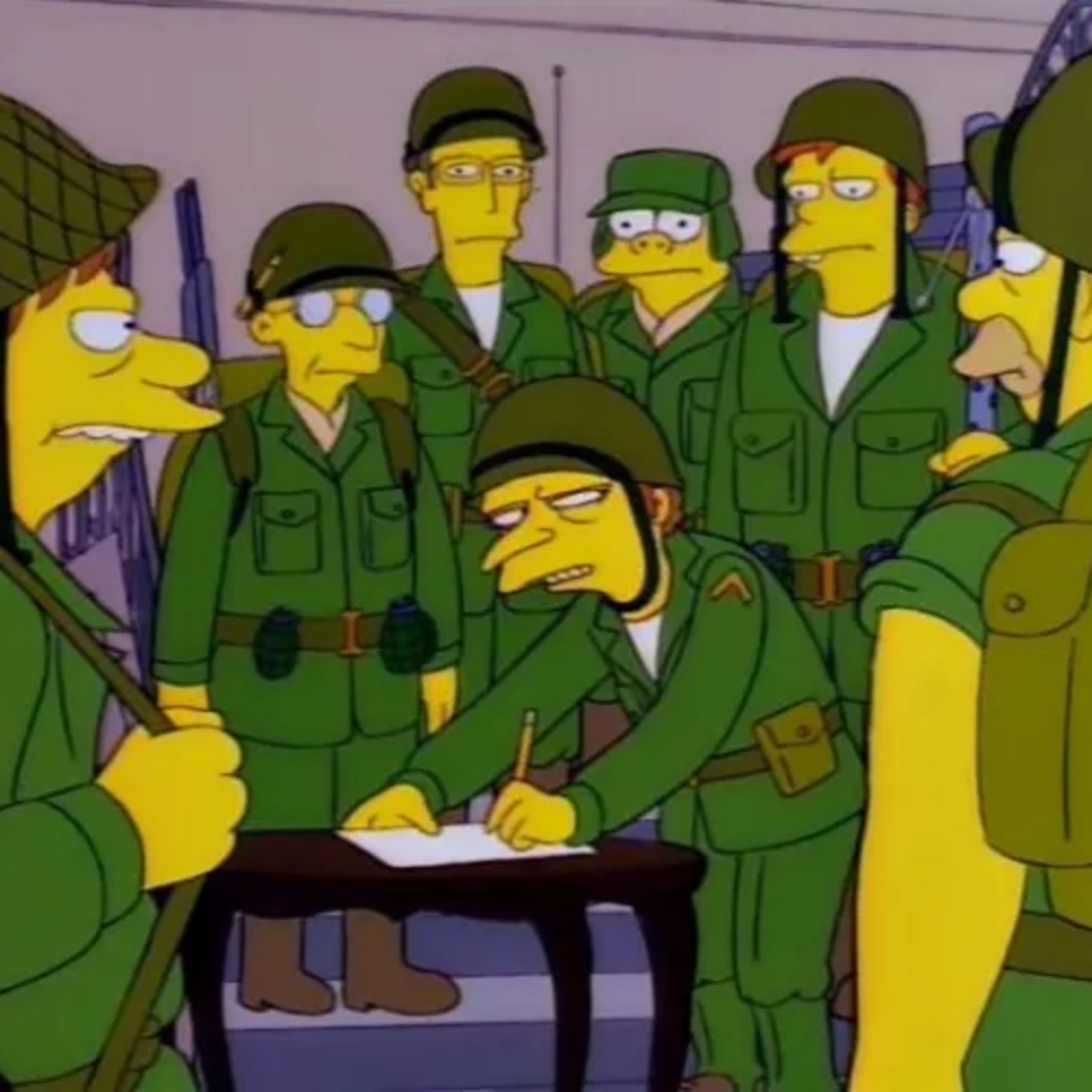"Raging Abe Simpson and His Grumbling Grandson in 'The Flying Hellfish'" episode artwork