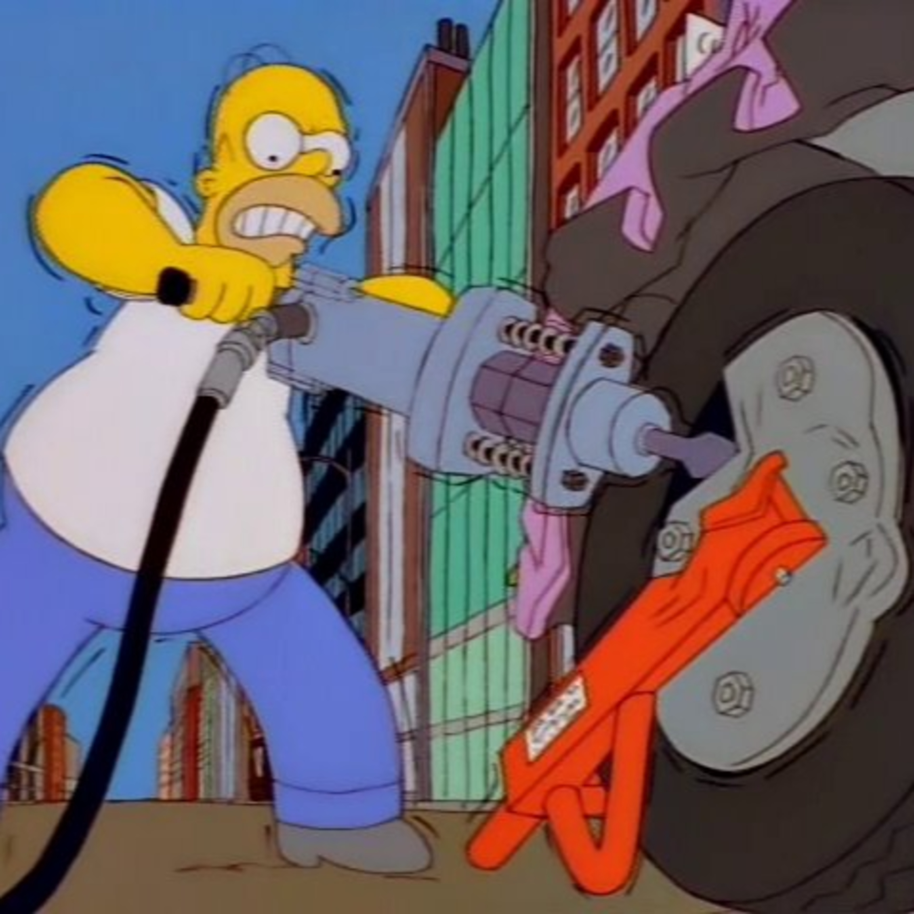 The City of New York vs. Homer Simpson episode artwork