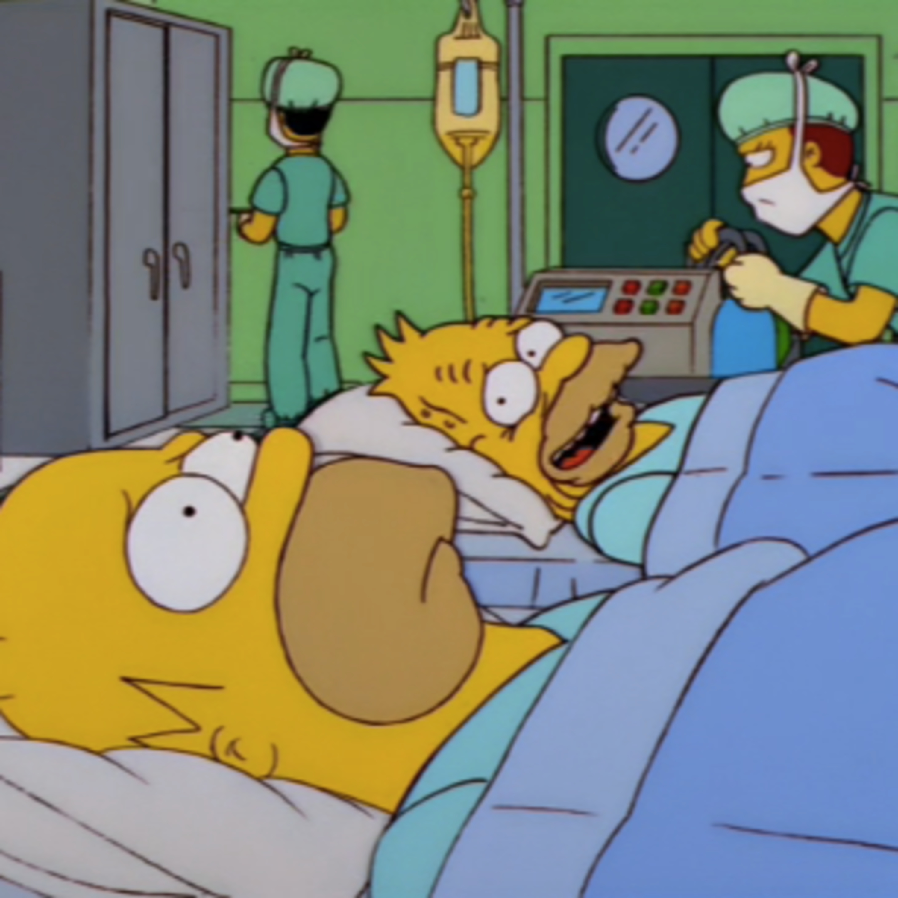 Homer Simpson in: Kidney Trouble episode artwork