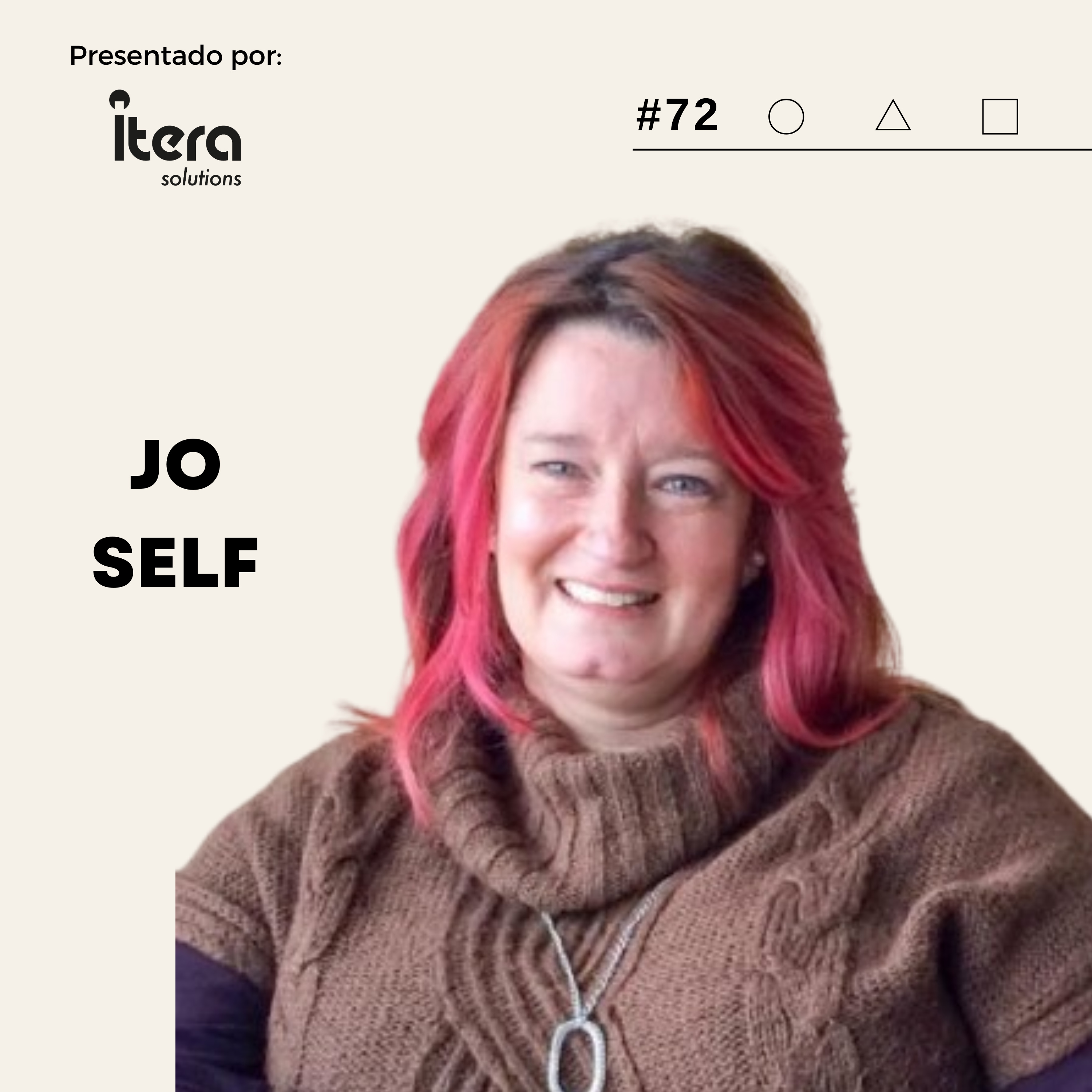 #72 Liderando desde lo que haces bien, NO desde lo que haces mal, Clifton Strengths con Jo Self episode artwork