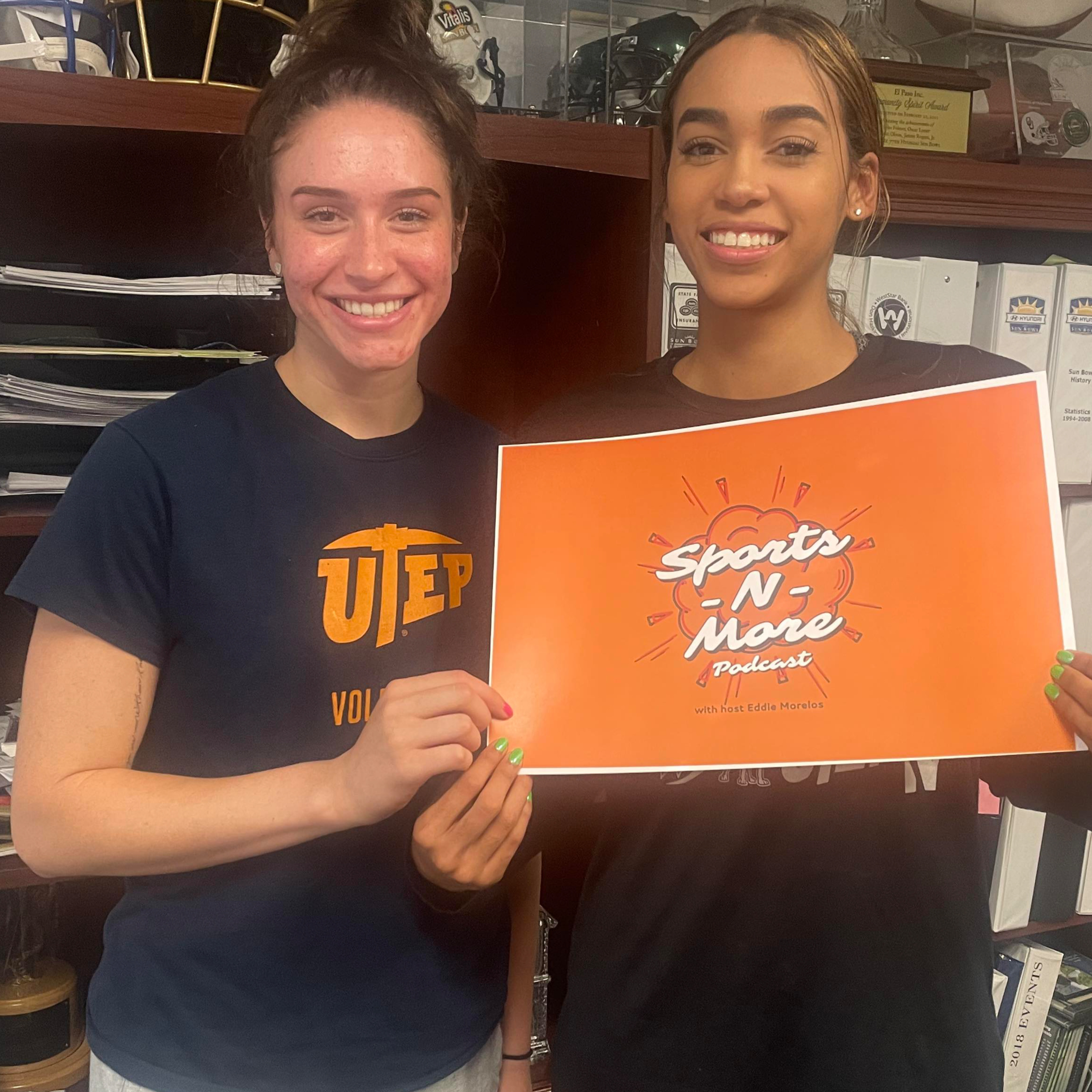 Sports-N-More Podcast with Eddie Morelos (Season 6 - Episode 4/159) - UTEP Volleyball (Sakira LaCour, Kaya Weaver) - Aug. 30, 2023 episode artwork