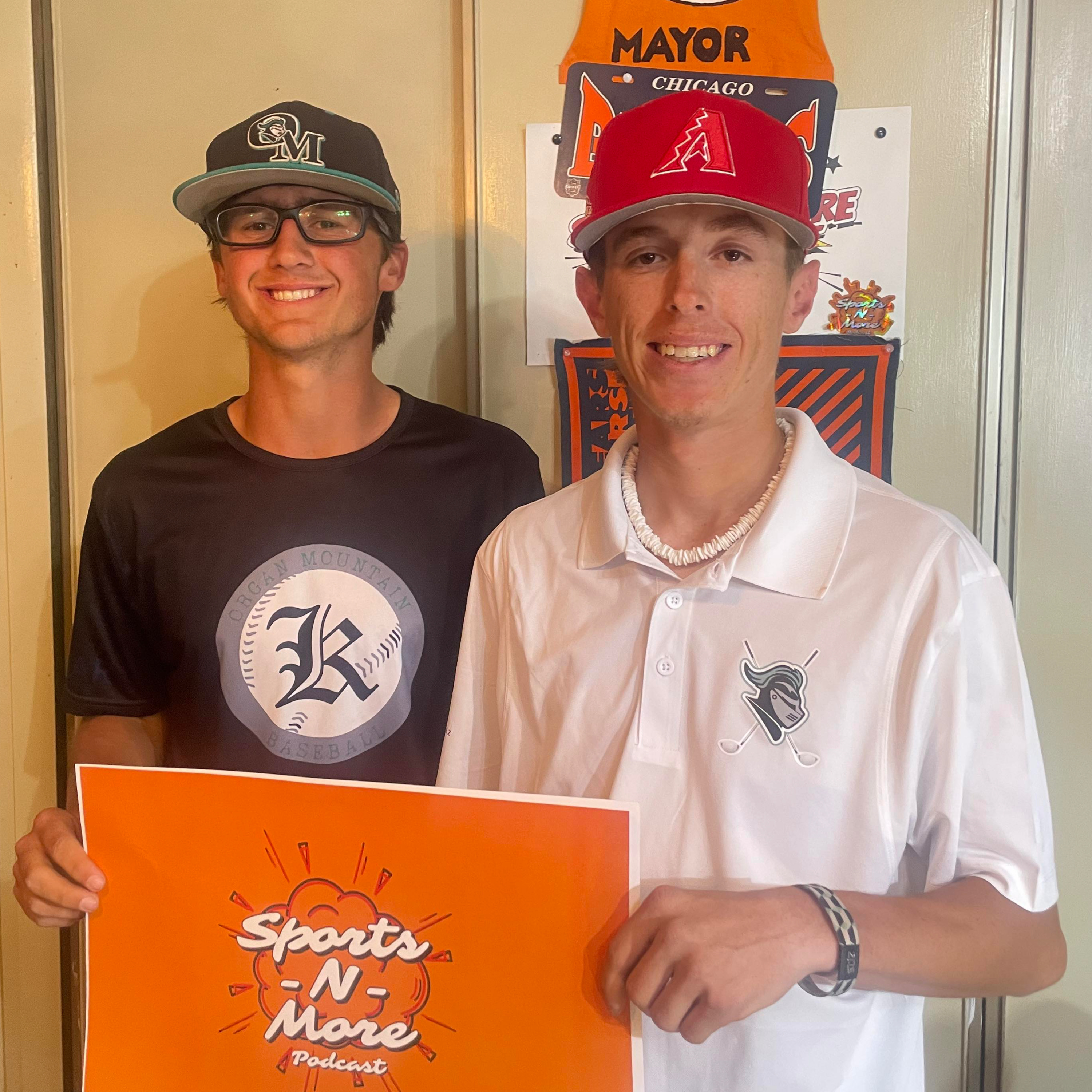 Sports-N-More Podcast with Host Eddie Morelos - Organ Mountain boys golf and baseball - Randy Bailey and Tate Johnson (episode 177) episode artwork