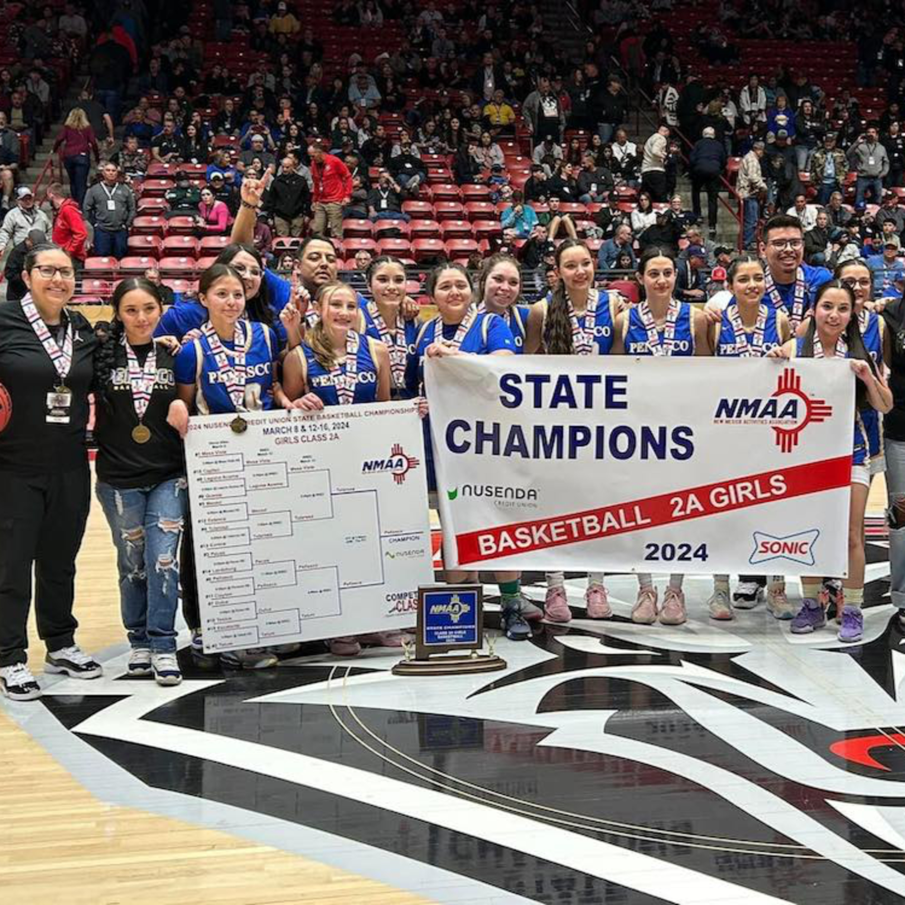 Sports-N-More Podcast with Host Eddie Morelos - Penasco Panthers Girls Basketball - 2A State Champions, New Mexico (episode 188) episode artwork