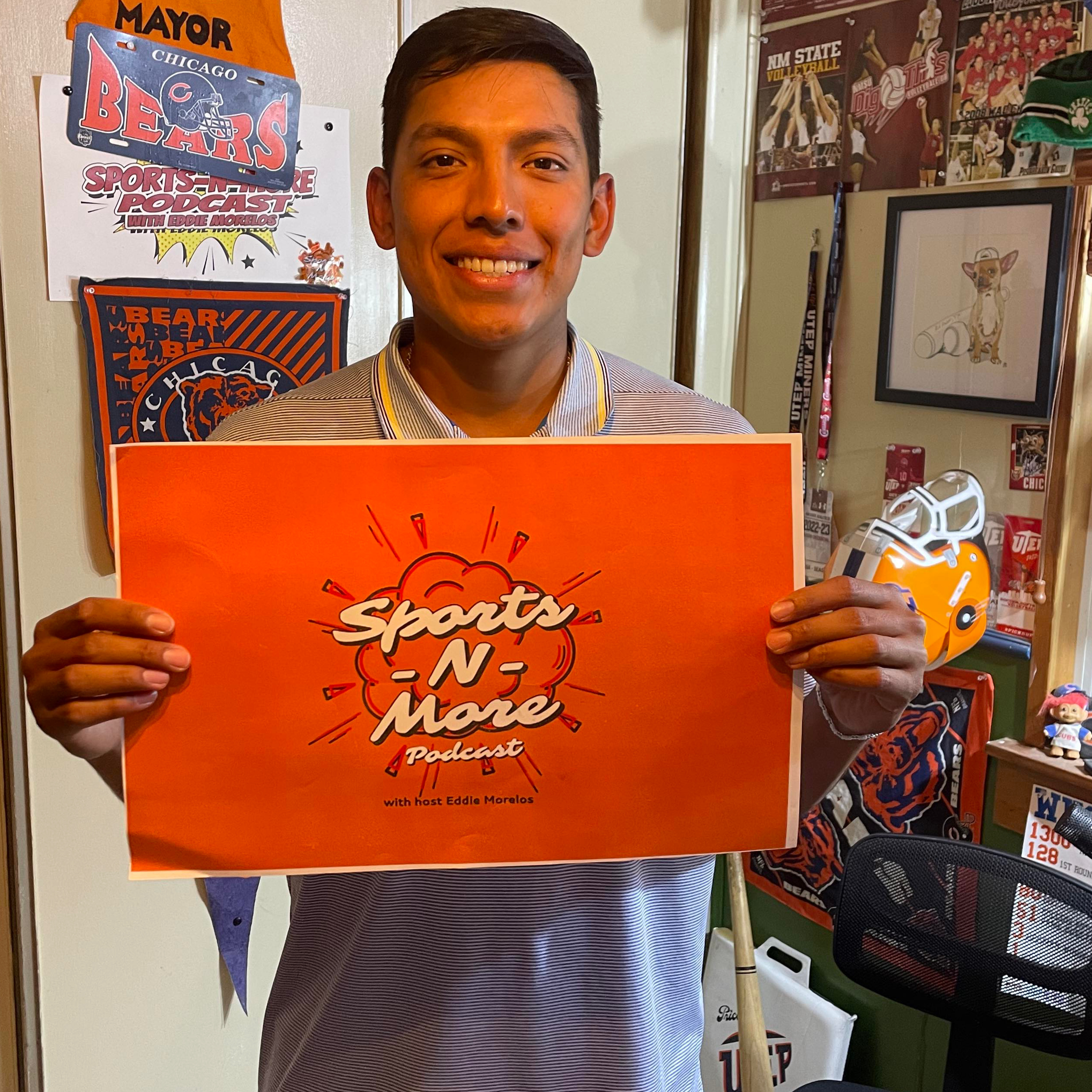 Sports-N-More Podcast with Host Eddie Morelos - Aidan Thomas - NM State Golf (episode 214) episode artwork