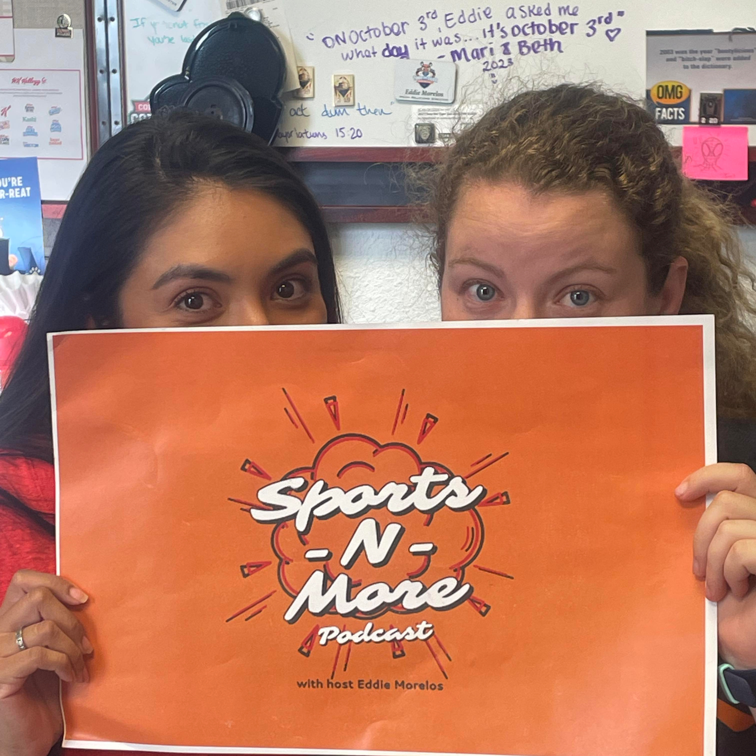 Sports-N-More Podcast with Host Eddie Morelos - Claire Gay & Lilliana Valdespino - UTEP Athletics Communications Dept. (episode 221) episode artwork