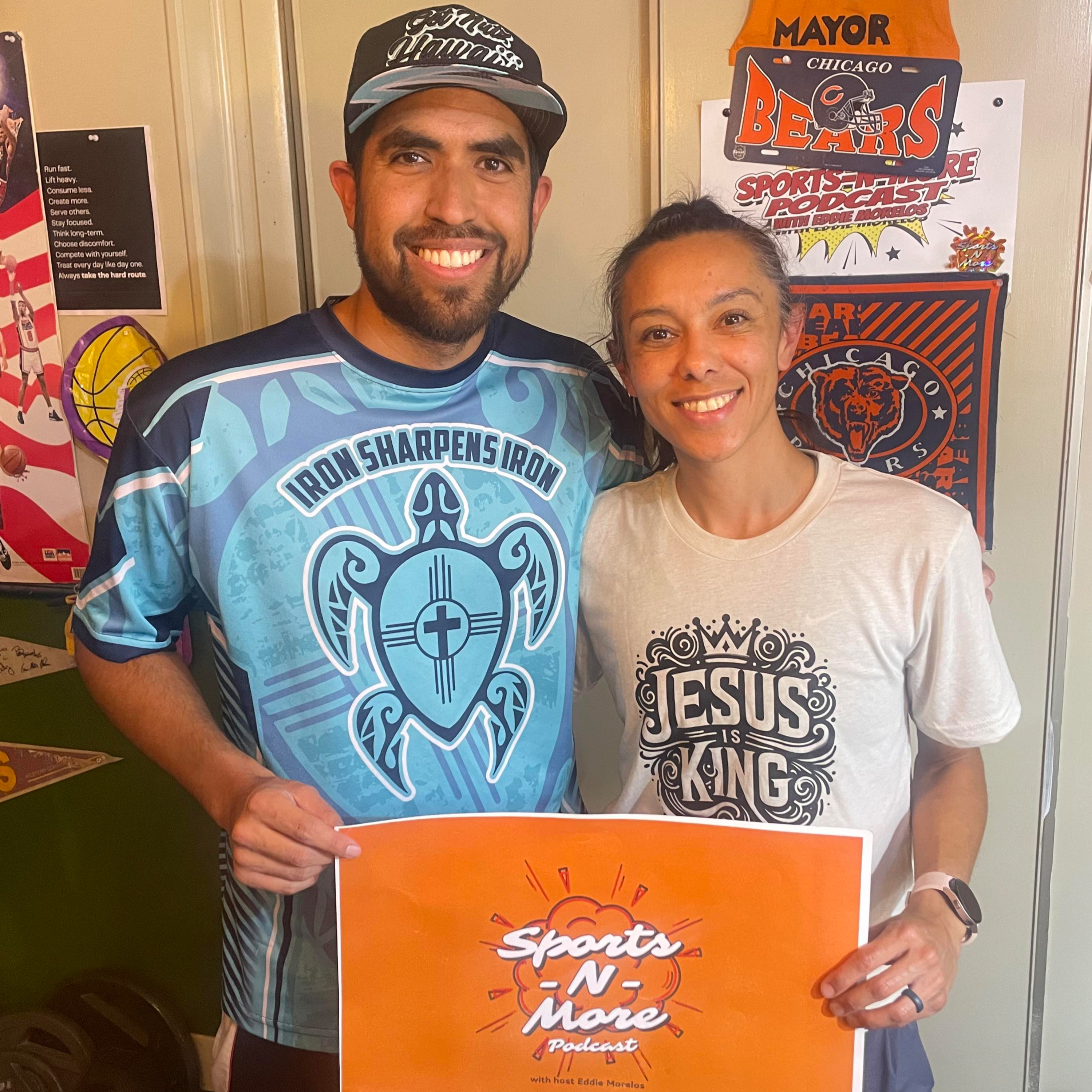 Sports-N-More Podcast with Host Eddie Morelos - Cornhole! - Jacob & Krystal Ceniceros (episode 228) episode artwork