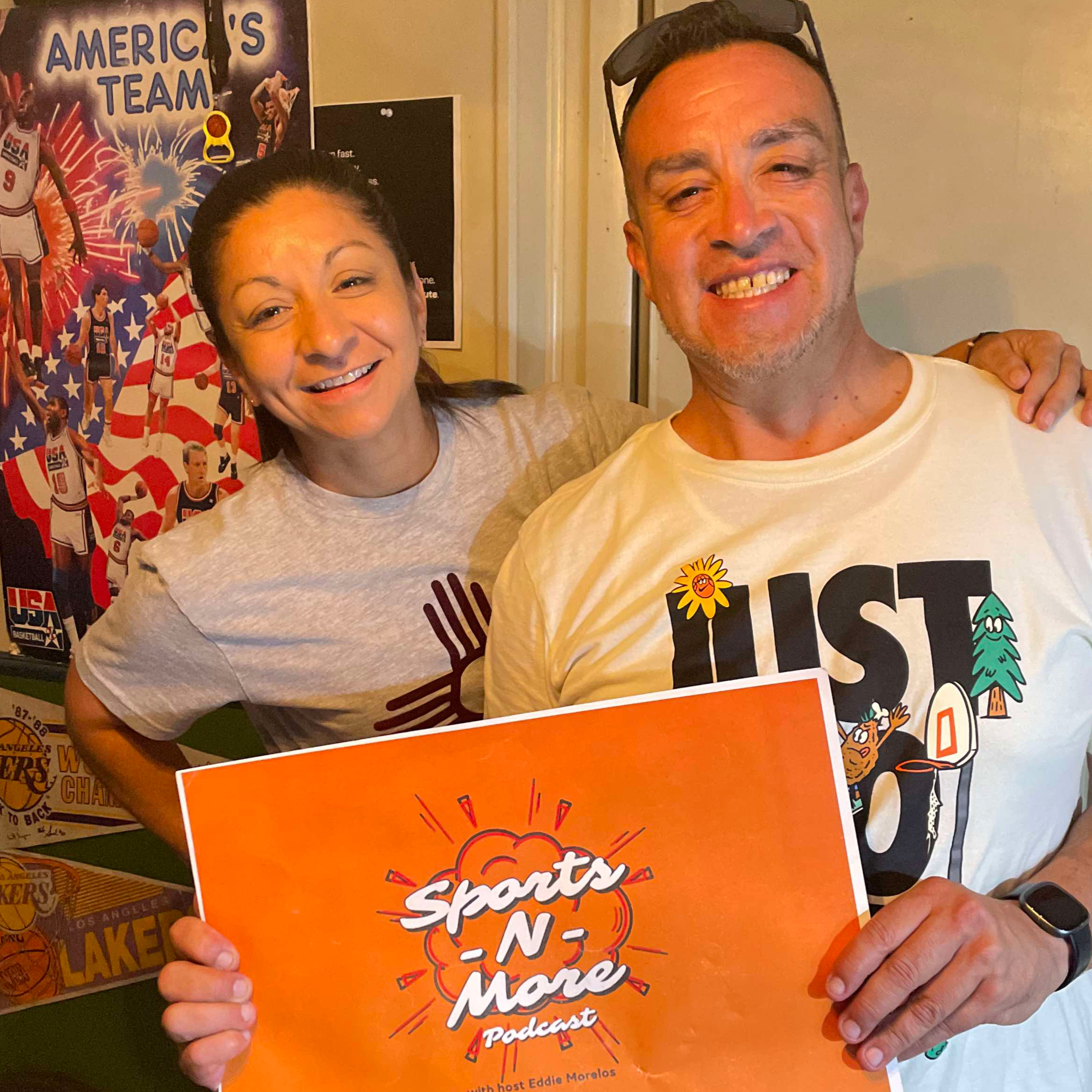 Sports-N-More Podcast with Host Eddie Morelos - Stephanie Vargas of Sol Studios N Jaime Alvarez (episode 239 - HEALTH-N-FITNESS EPISODE 9-of-10) episode artwork