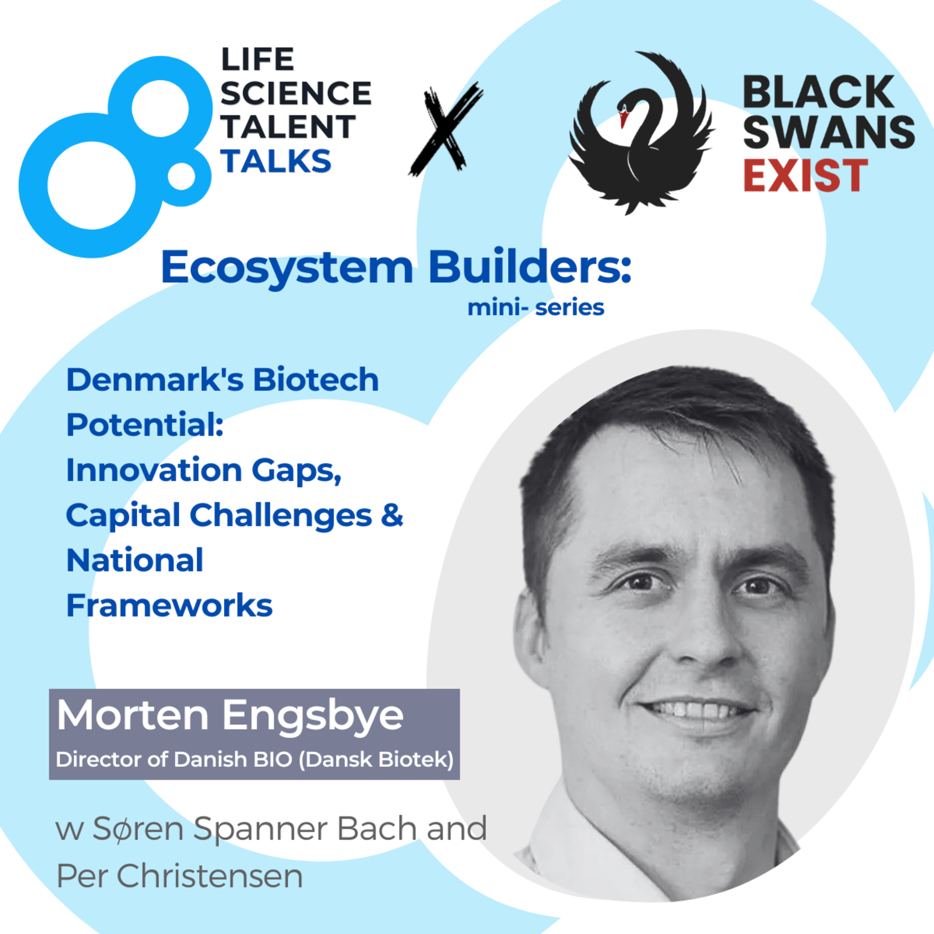 E69 #Ecosystem Builders "Denmark's Biotech Potential: Innovation Gaps, Capital Challenges & National Frameworks" with Morten Engsbye episode artwork