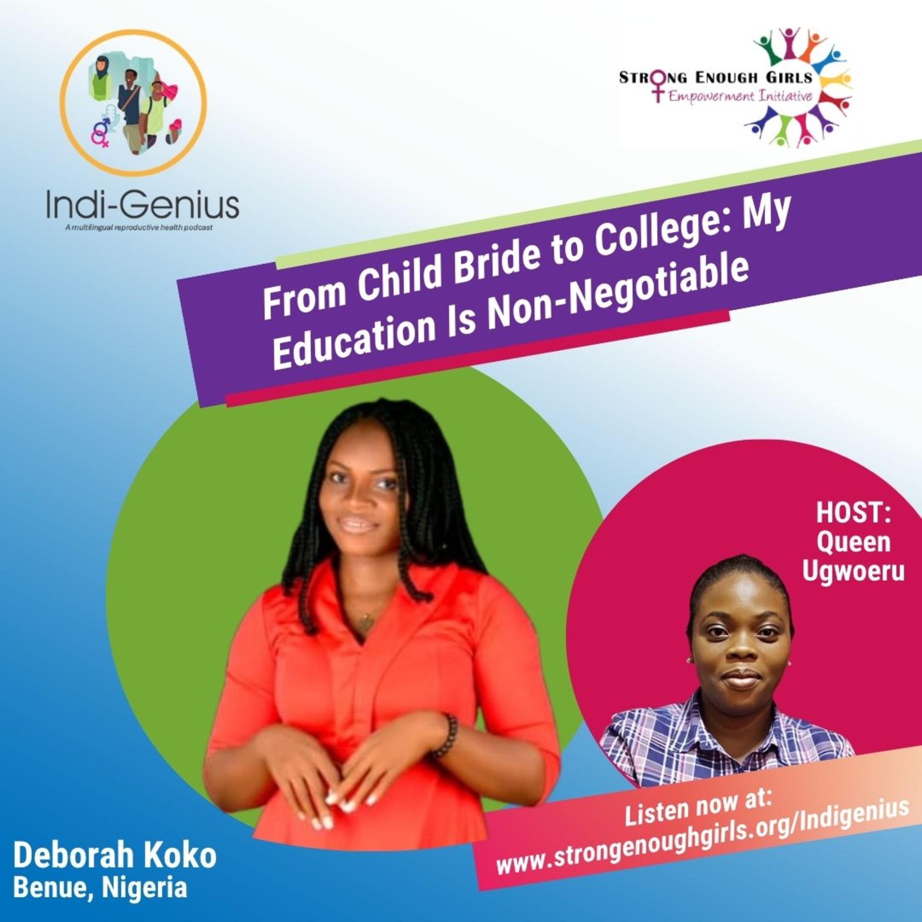 From Child Bride to College: My Education Is Non-Negotiable