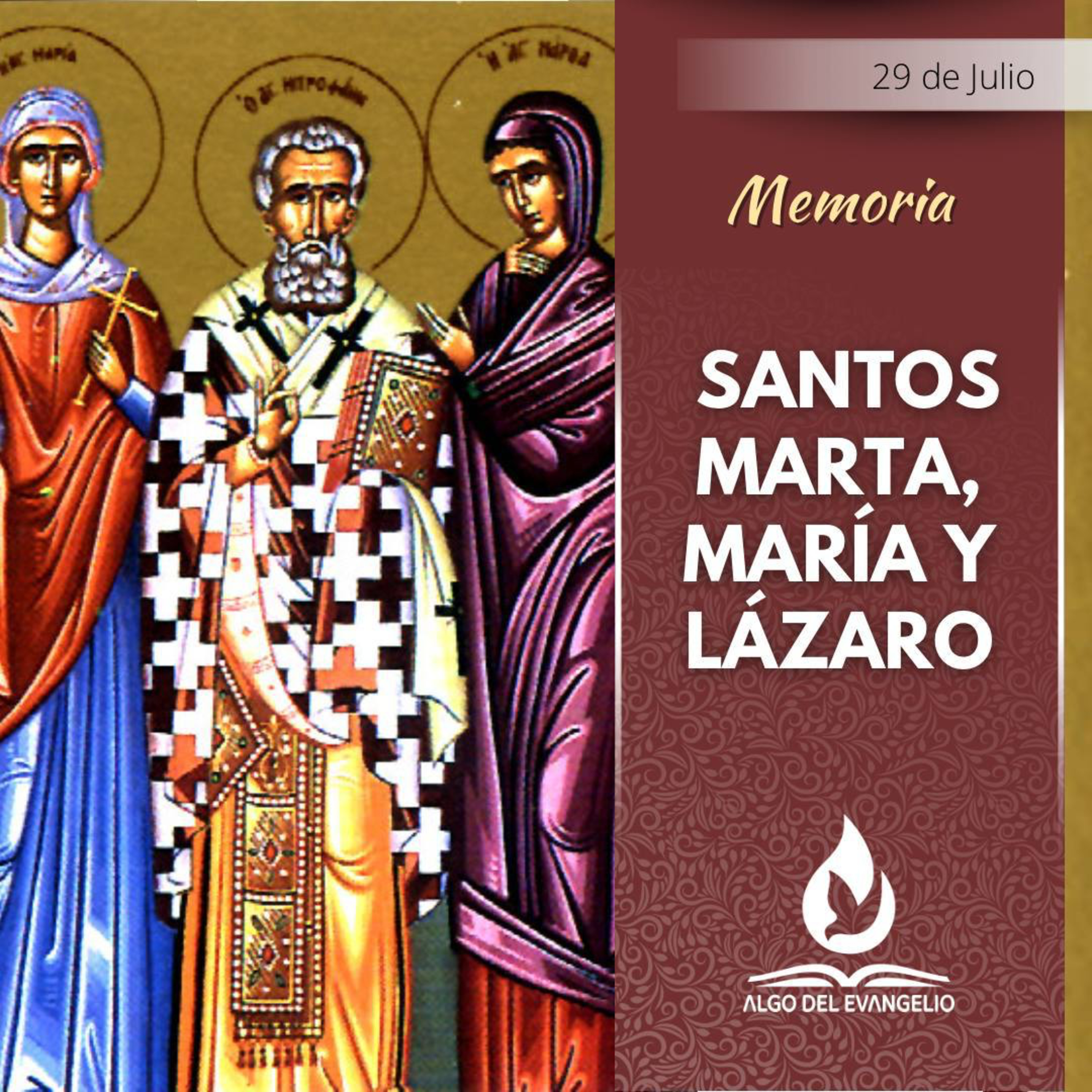 Lucas 10, 38-42 - Memoria de Santa Marta, María y Lázaro episode artwork