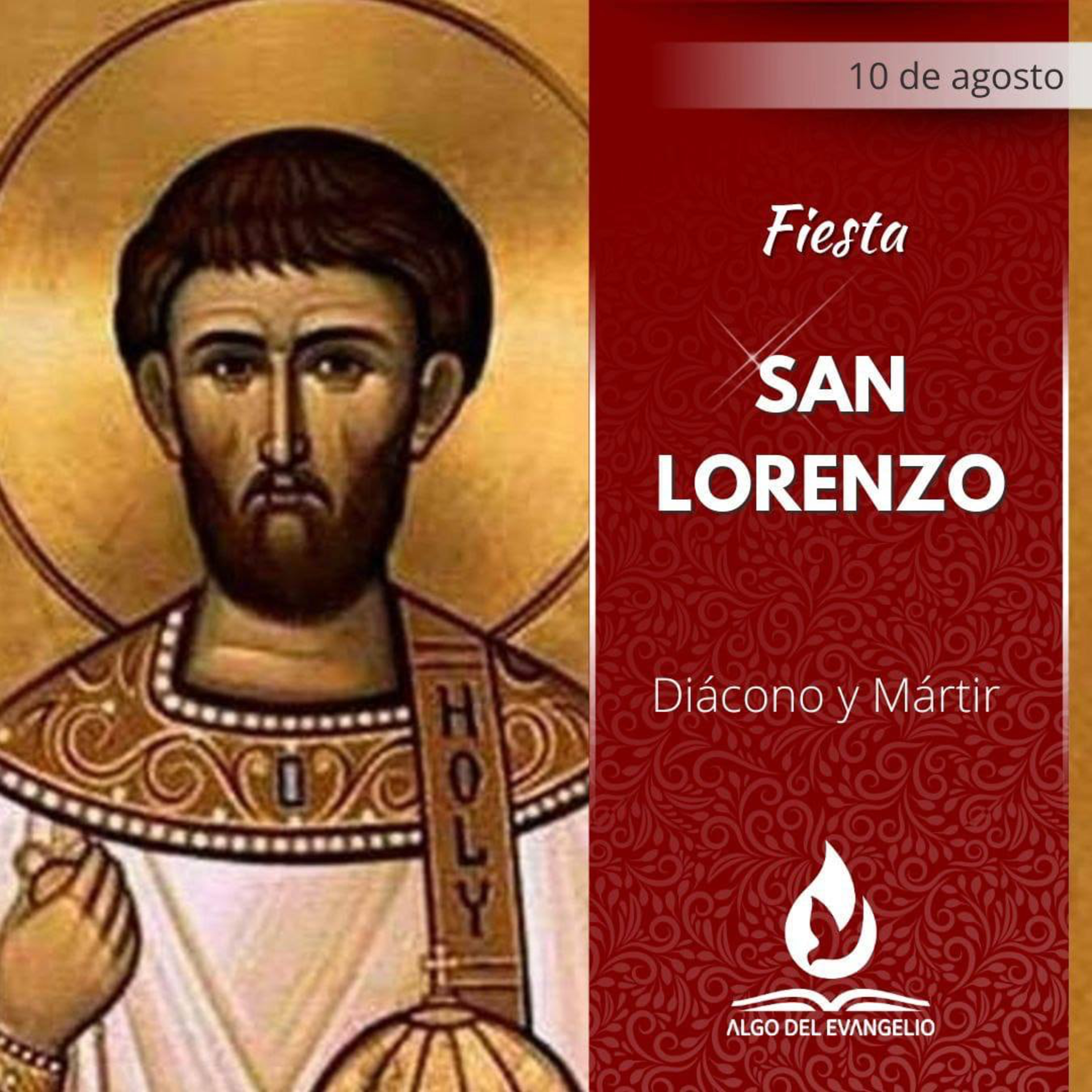 Juan 12, 24-26 - Fiesta de San Lorenzo, Diácono y Mártir  episode artwork