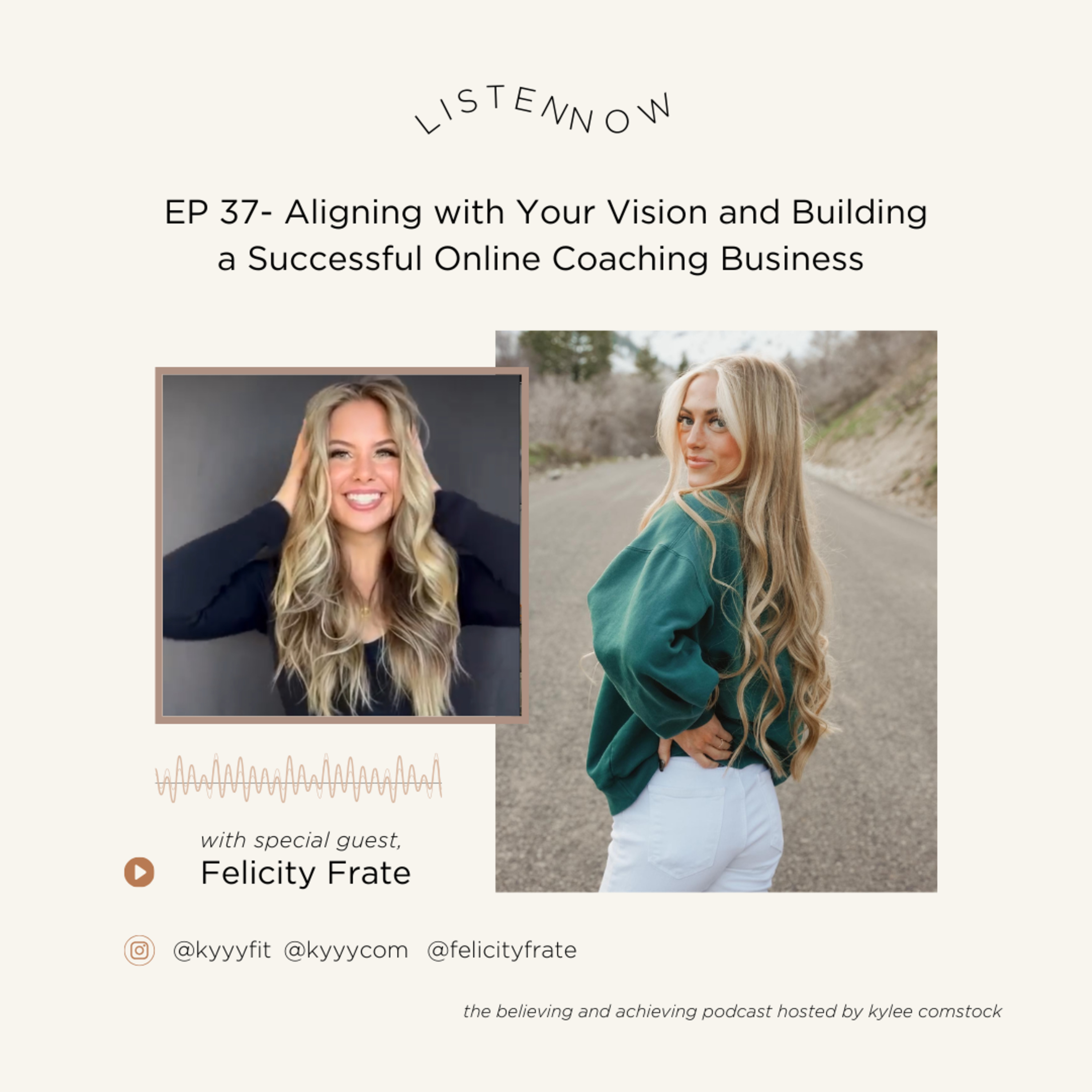 EP 37- Aligning with Your Vision and Creating a Successful Online Coaching Business  episode artwork