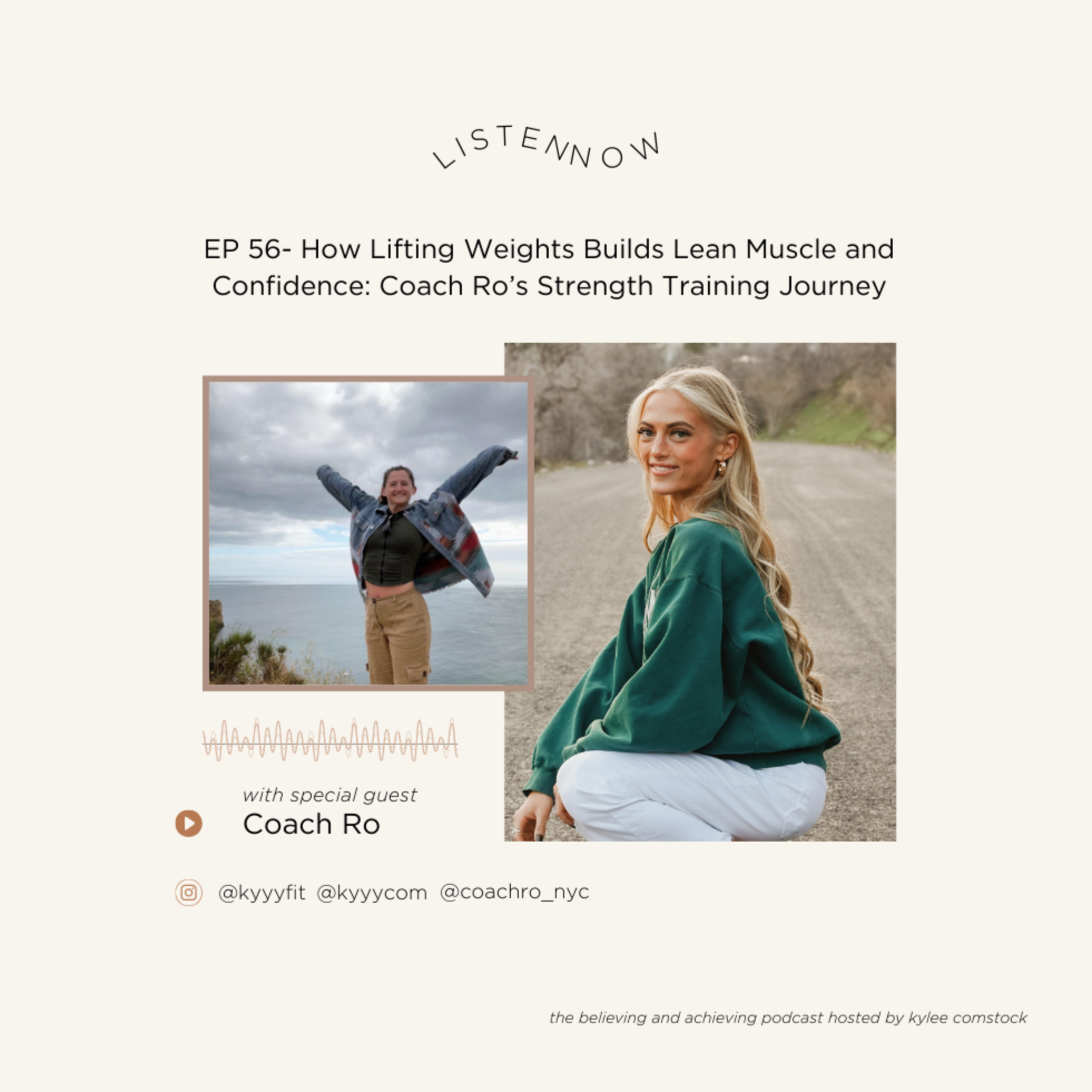 EP 55- How Lifting Weights Builds Lean Muscle and Confidence: Coach Ro’s Strength Training Journey episode artwork