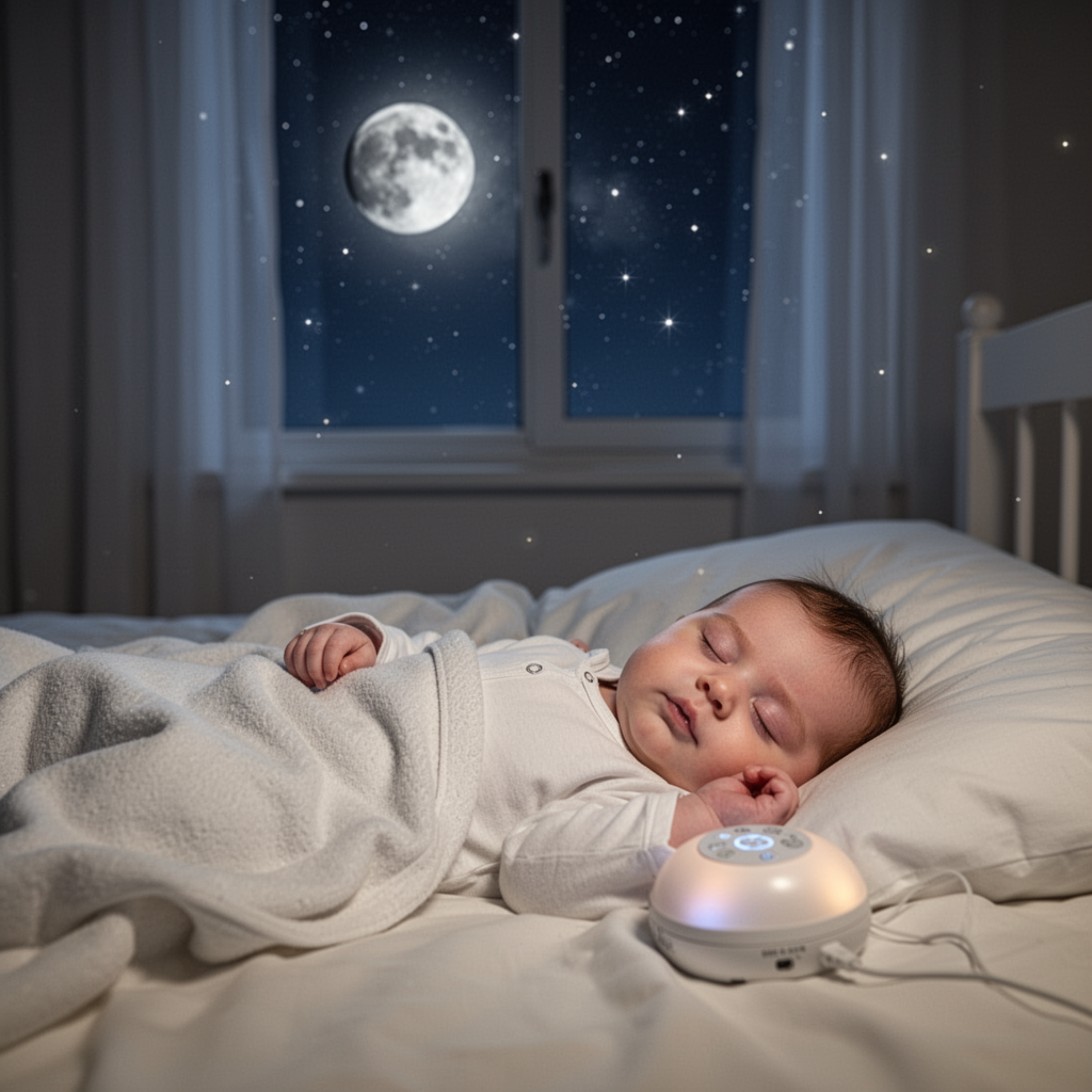 White Noise for Baby Sleep – 12 Hours of Soothing Sound