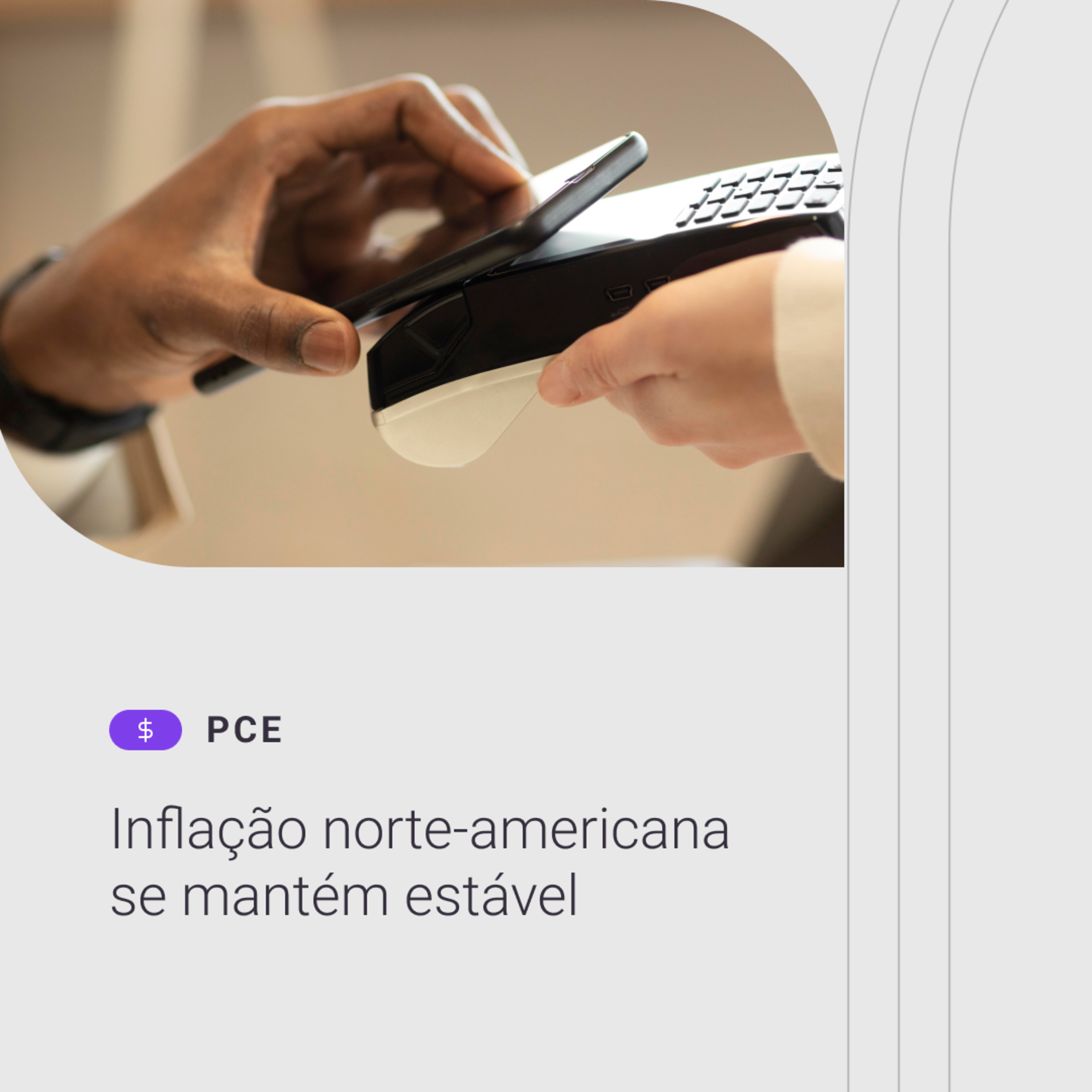📃Inflação dos EUA se mantém estável - 30/08/2024