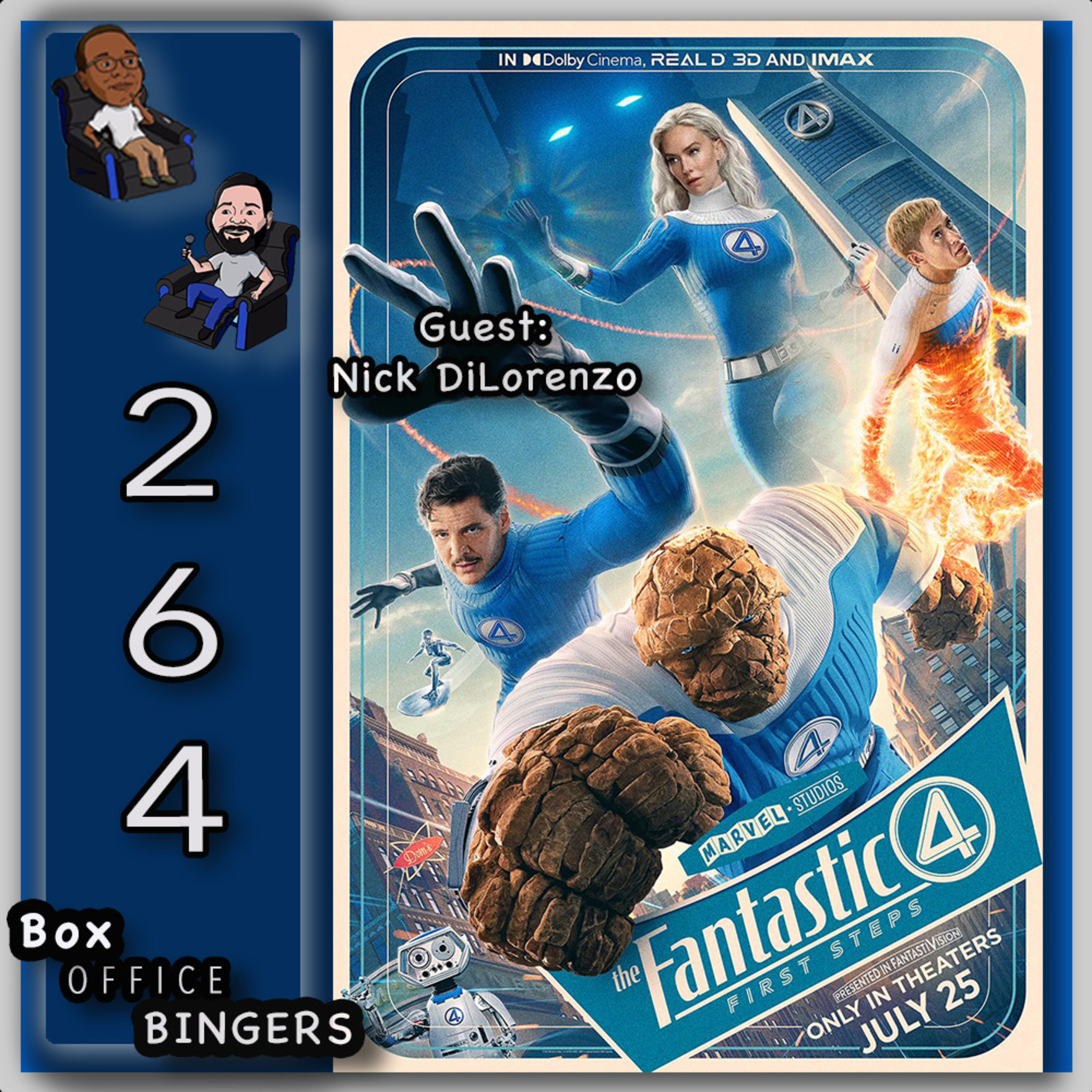 Ep 264: The Fantastic Four: First Steps Review with Nick DiLorenzo episode artwork