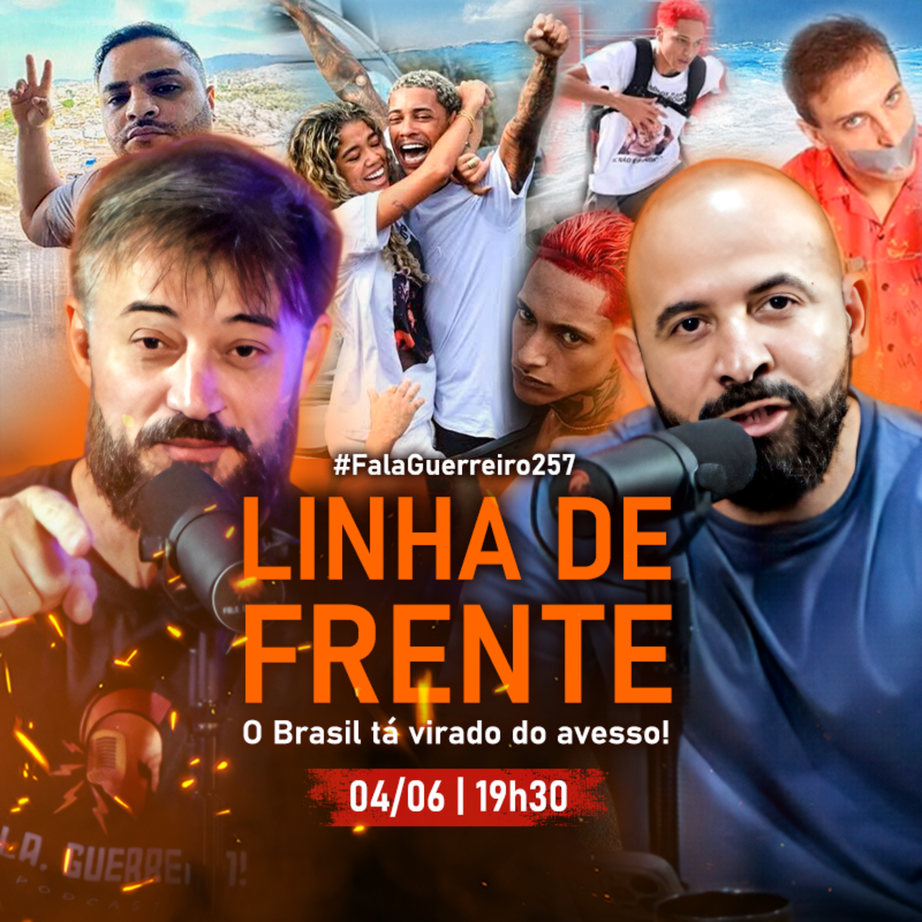 #LinhaDeFrente - O BRASIL TÁ VIRADO DO AVESSO! • #FalaGuerreiro257 episode artwork