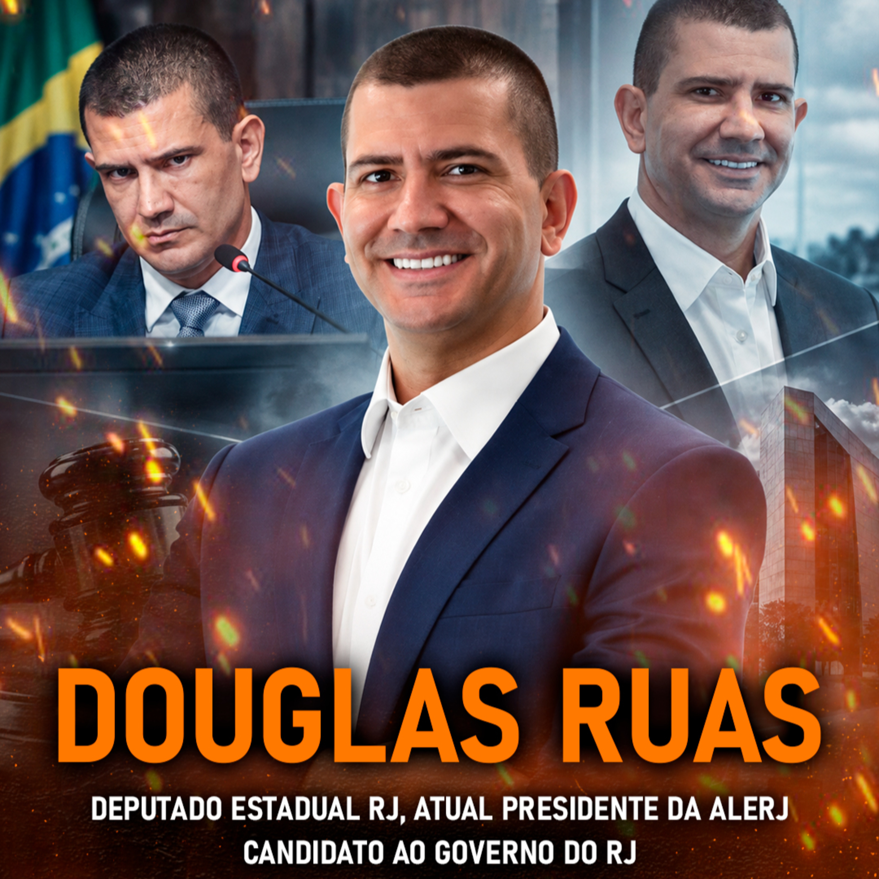 DOUGLAS RUAS (atual Presidente da ALERJ, Candidato ao Governo do RJ) | #FalaGuerreiro458
