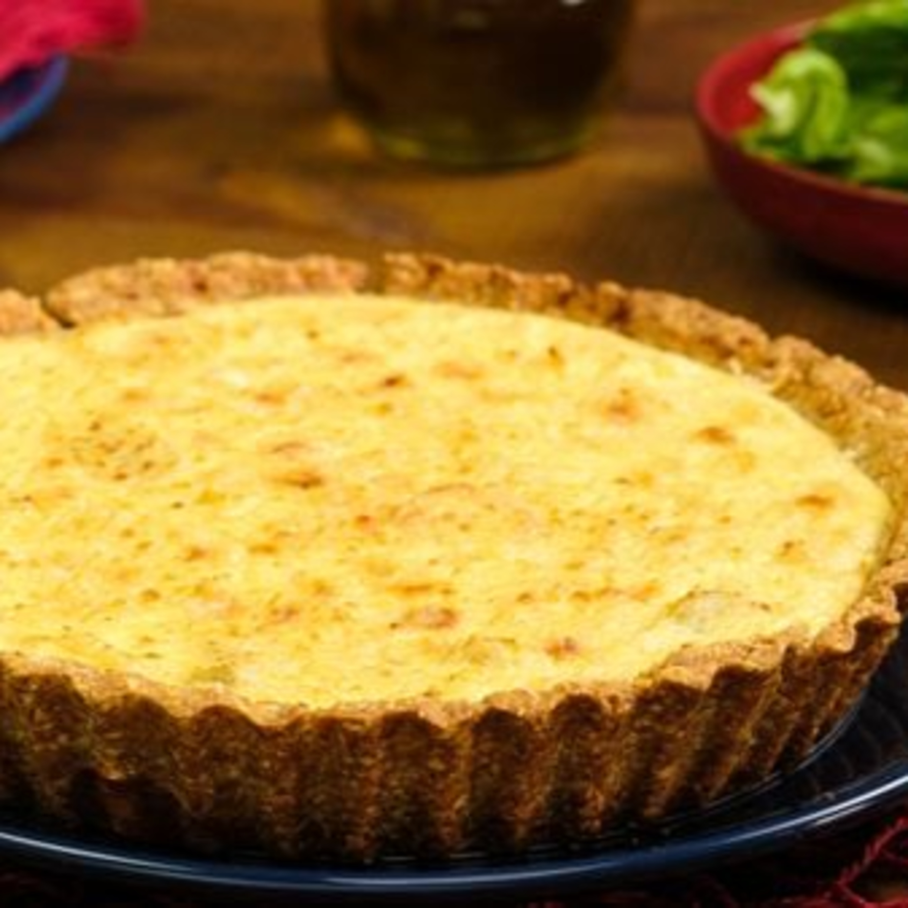 Quiche Leve de Cream Cracker e Legumes