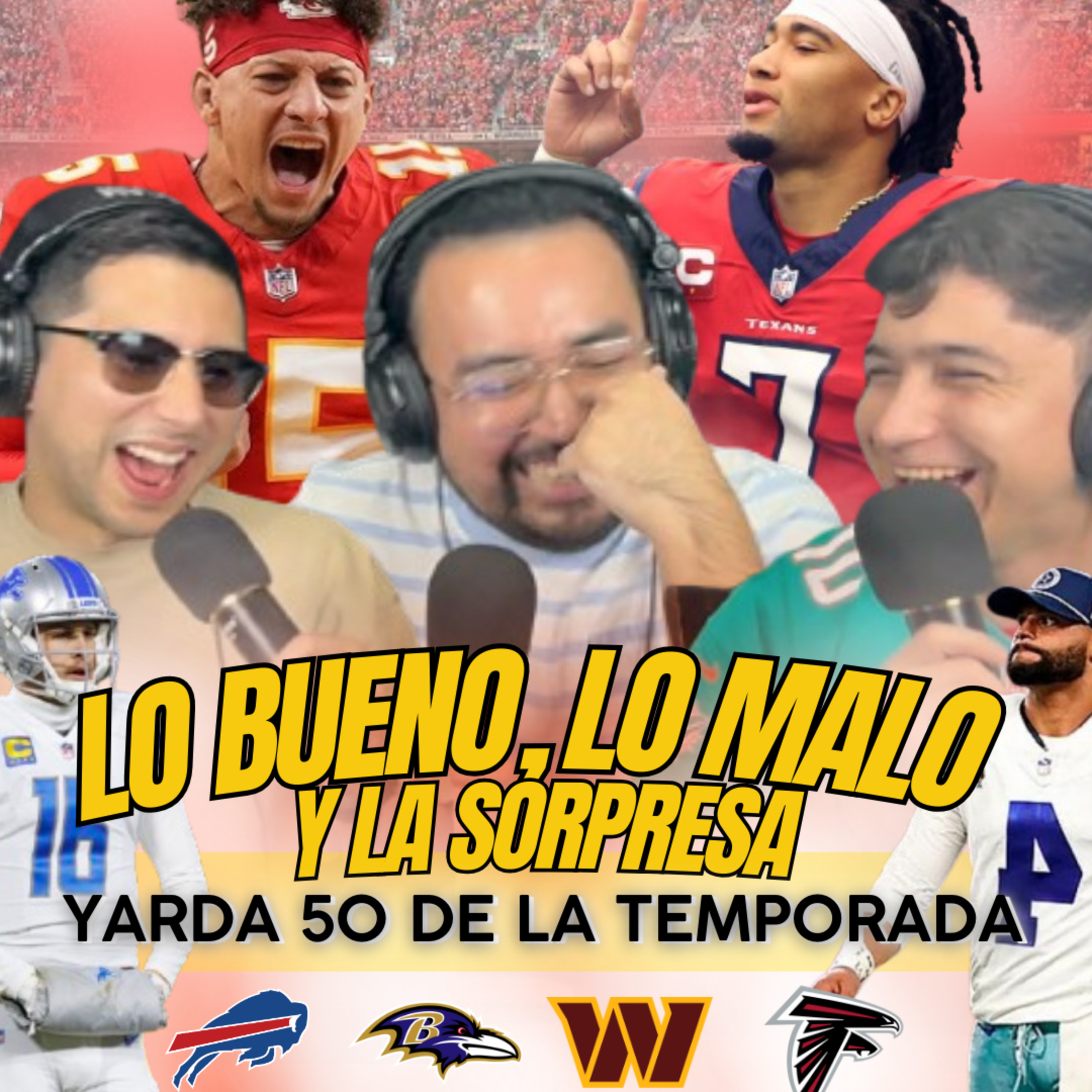 NFL 2024: El Candidato al Título, Equipo Revelación y Decepción a Mitad de Temporada! episode artwork