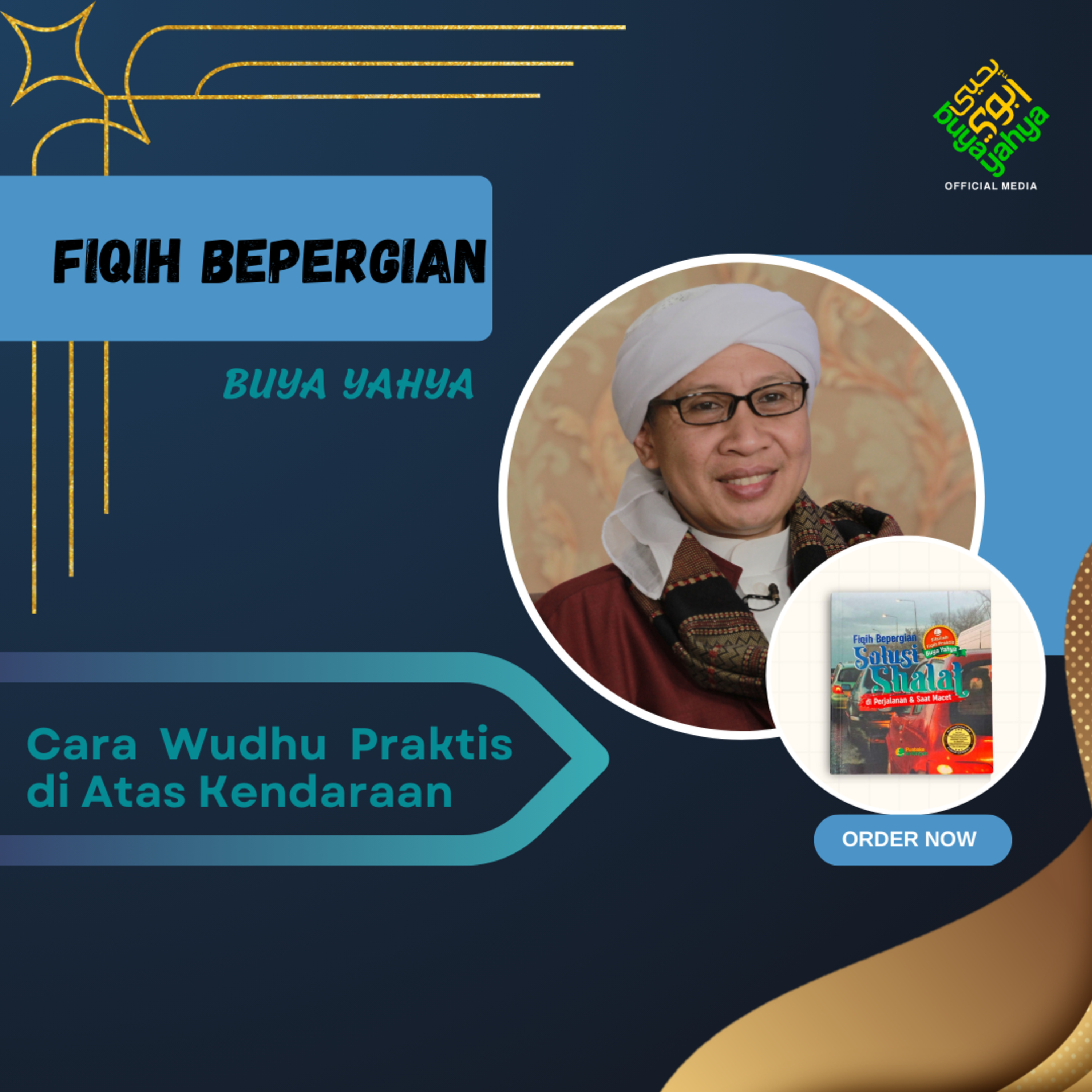 Fiqih Perjalanan | Cara Wudhu Praktis di Atas Kendaraan | Buya Yahya episode artwork