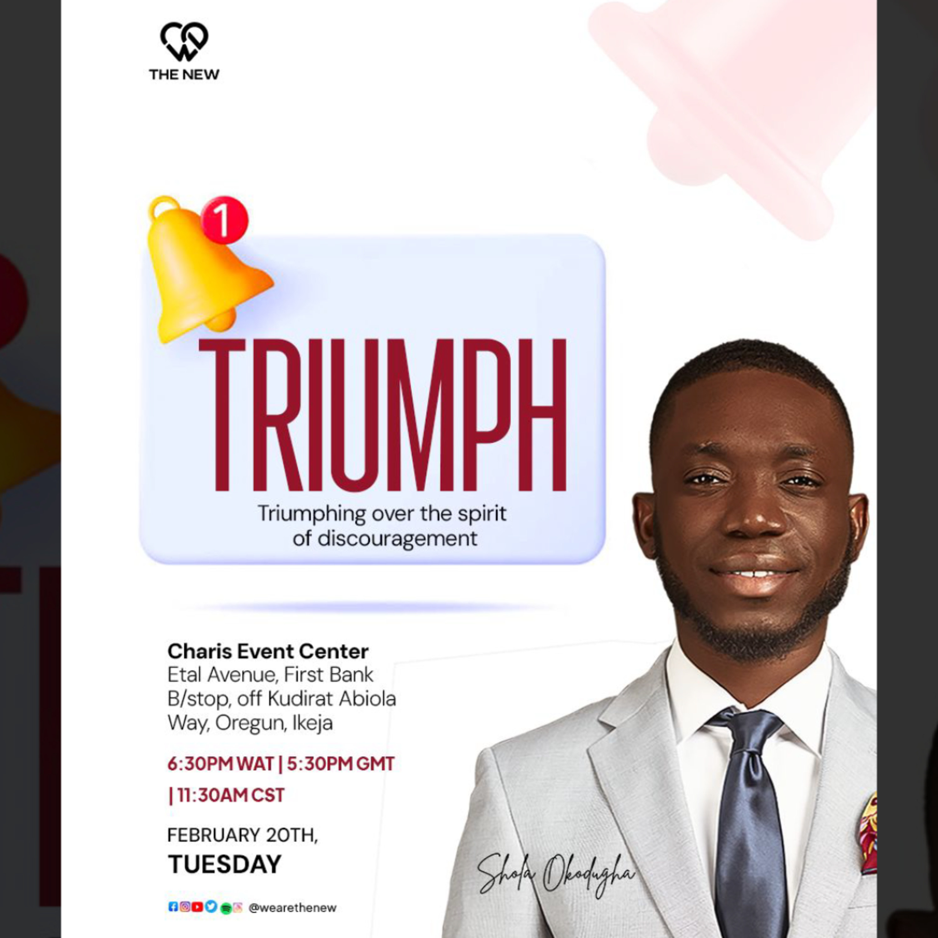TRIUMPH - How To Deal With Discouragement | Pastor Shola Okodugha episode artwork