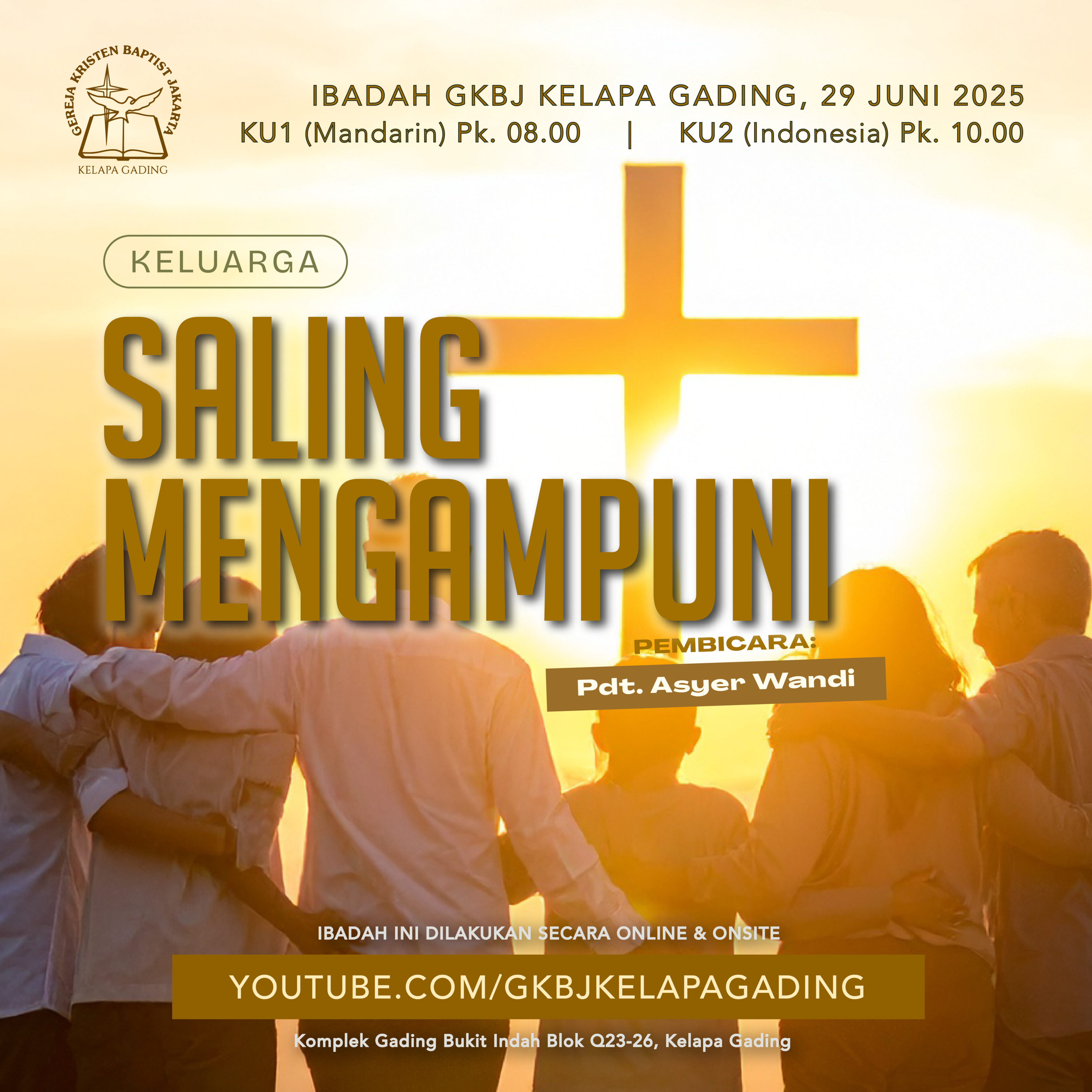 Saling Mengampuni - Pdt. Asyer Wandi
