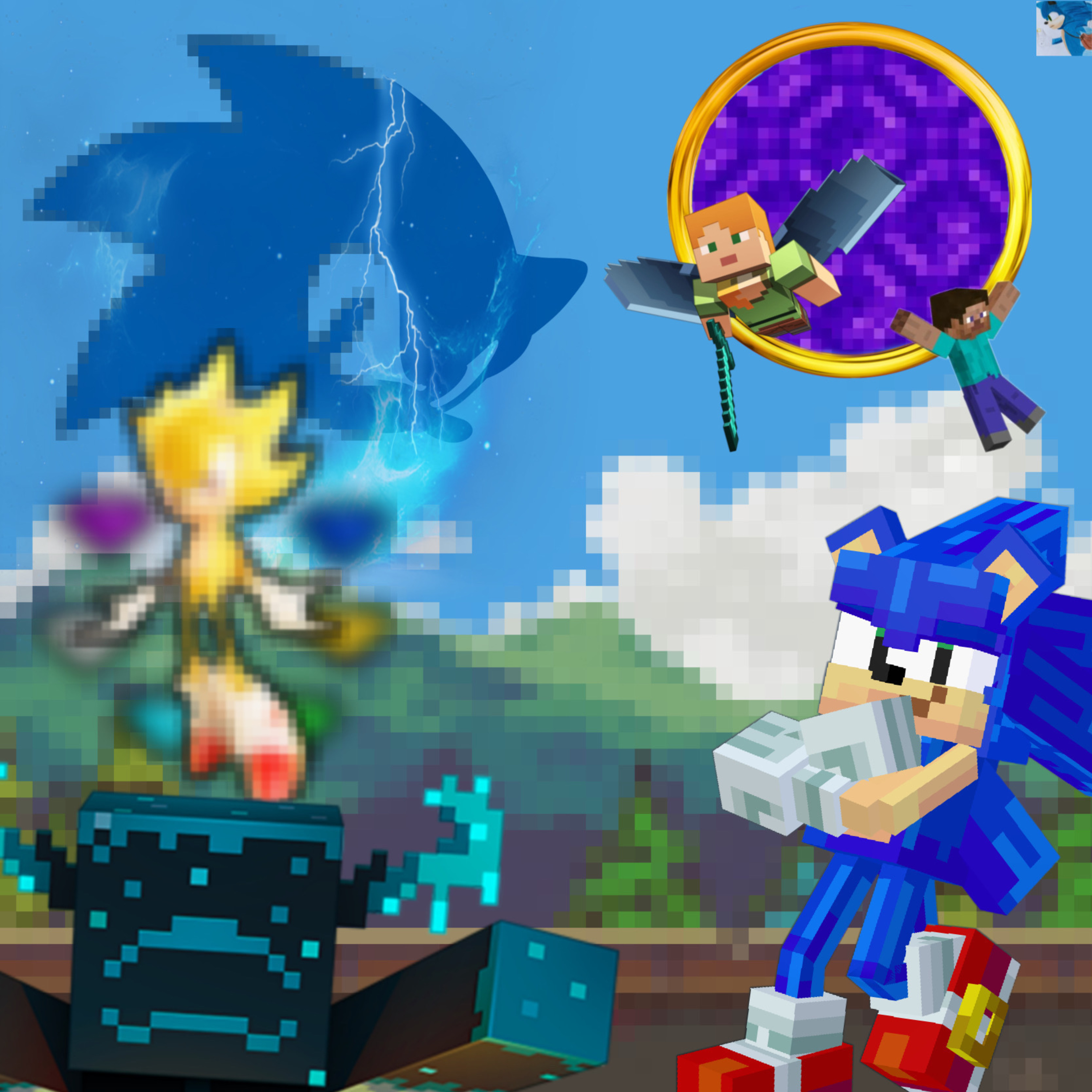 #87 *Video* Sonic Texture-Pack in Minecraft Part 2 episode artwork