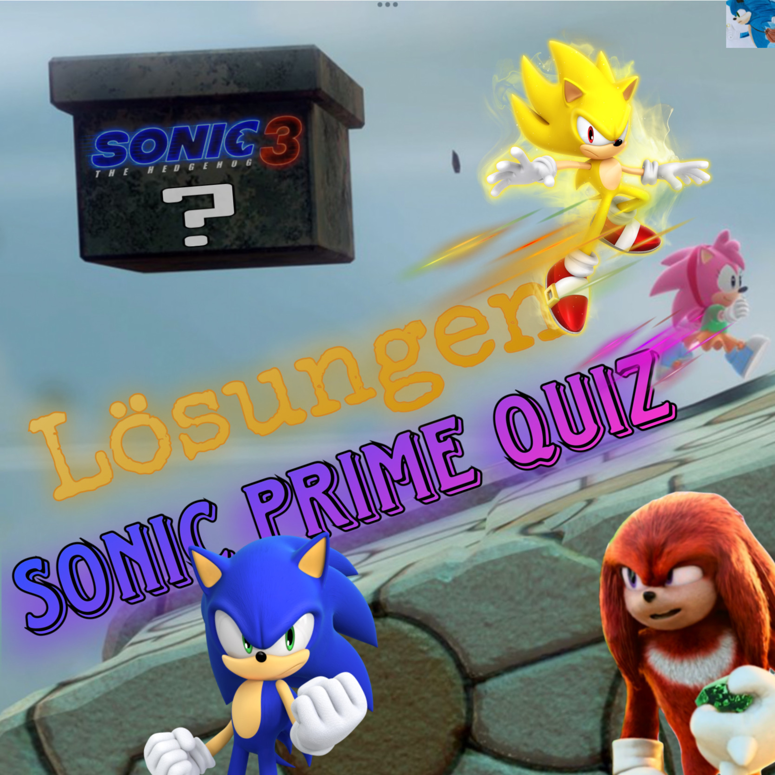 #94 Sonic Prime Quiz Lösungen und Sonic 3 verschoben(?) episode artwork