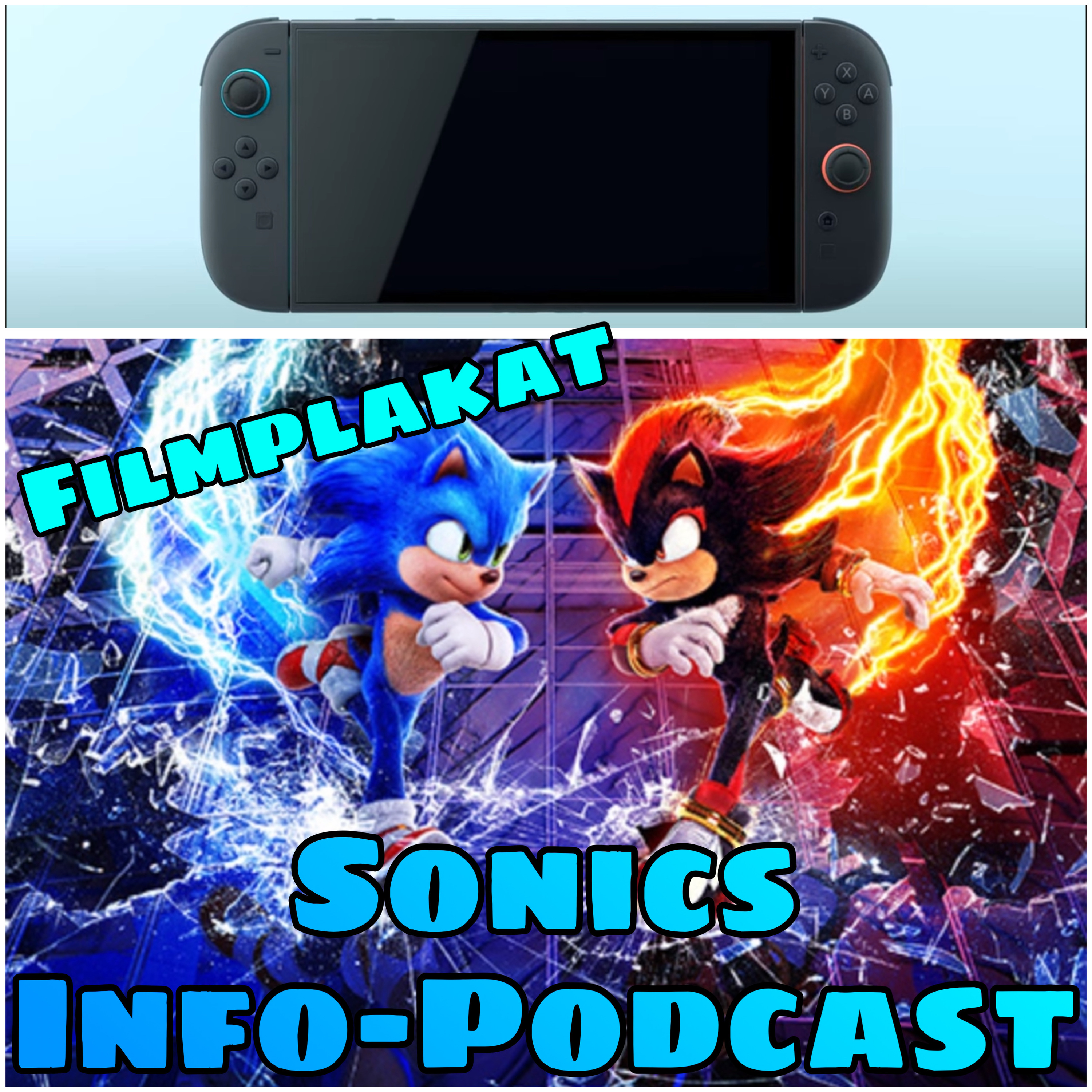 #231 Nintendo Switch 2 angekündigt und ein originales Sonic 3 Filmplakat ergattert! episode artwork