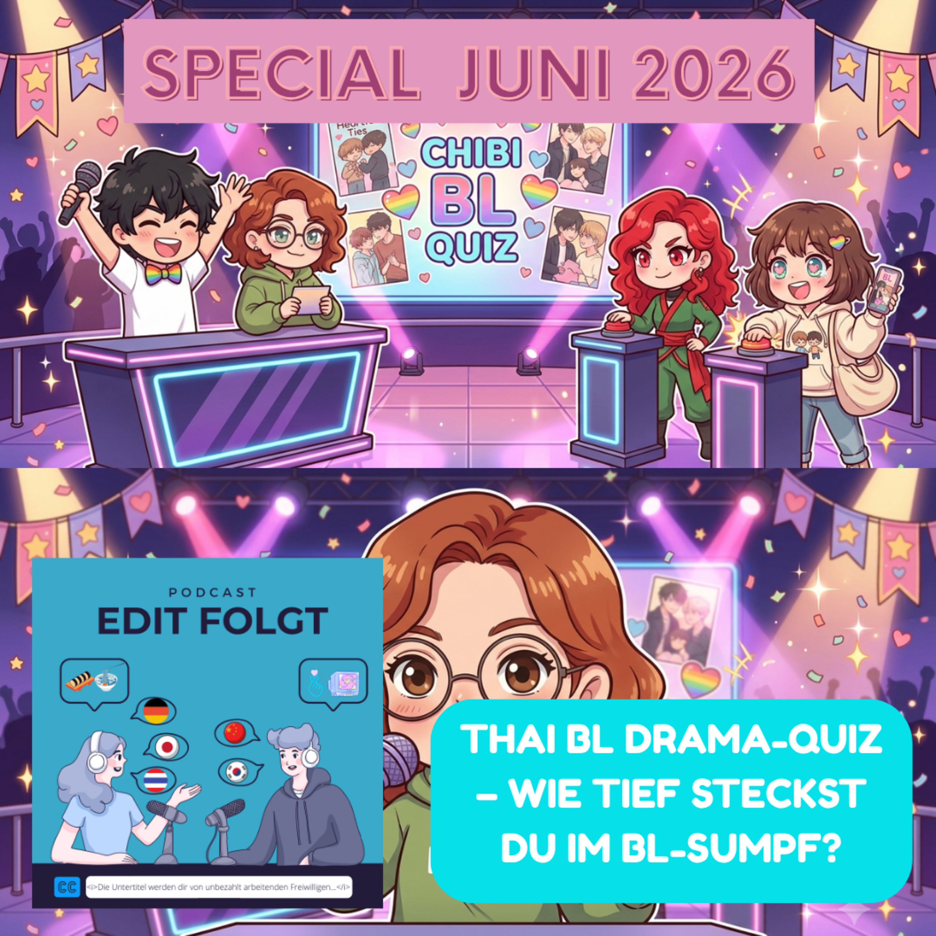 Thai BL Drama-Quiz – Wie tief steckst du im BL-Sumpf? Teil 1 - edit-folgt Special Juni 2026
