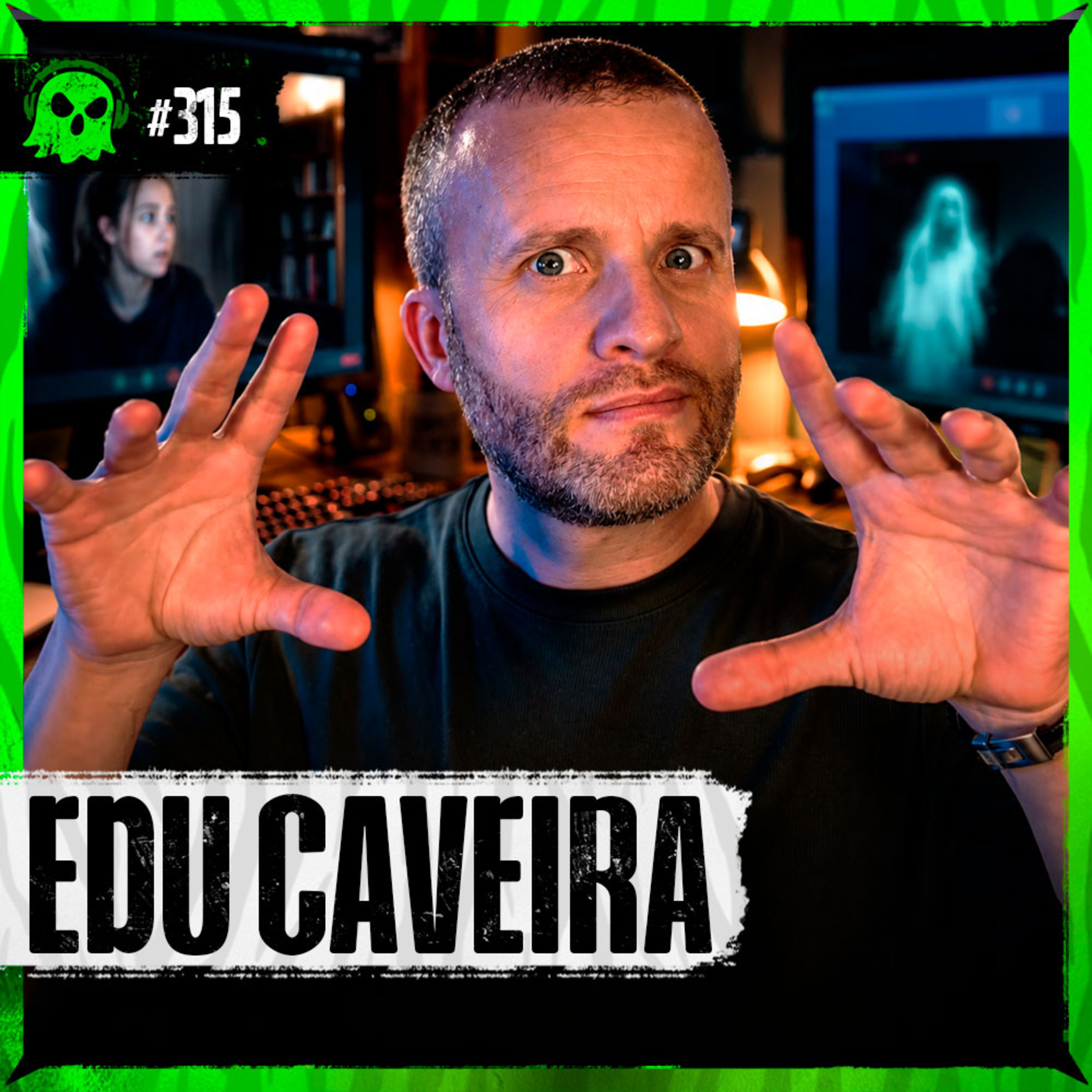 REAGINDO AOS VÍDEOS MAIS ASSUSTADORES com Edu Caveira | LendaCast #315