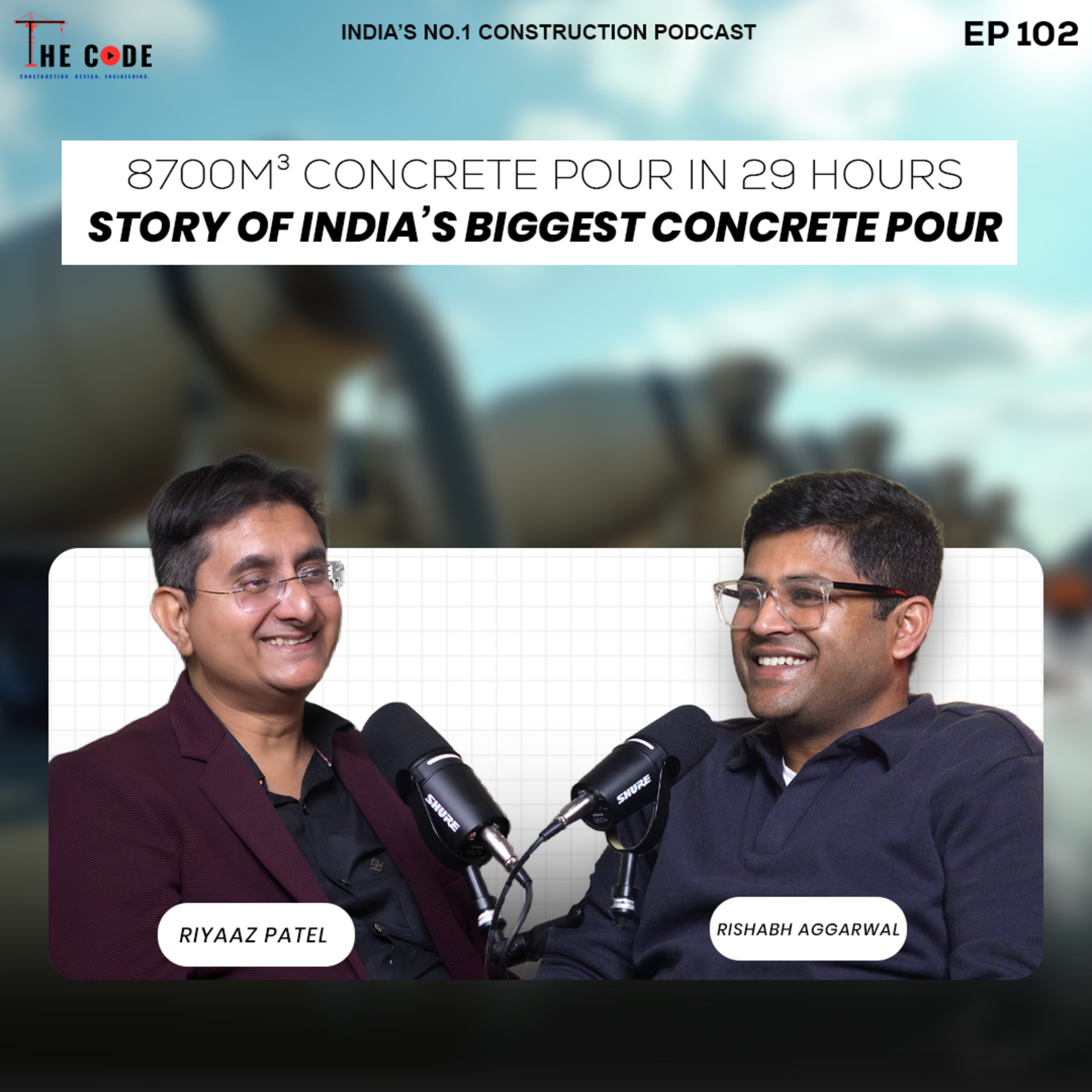The CODE Construction. Design. Engineering.India\'s No.1 Construction Podcast