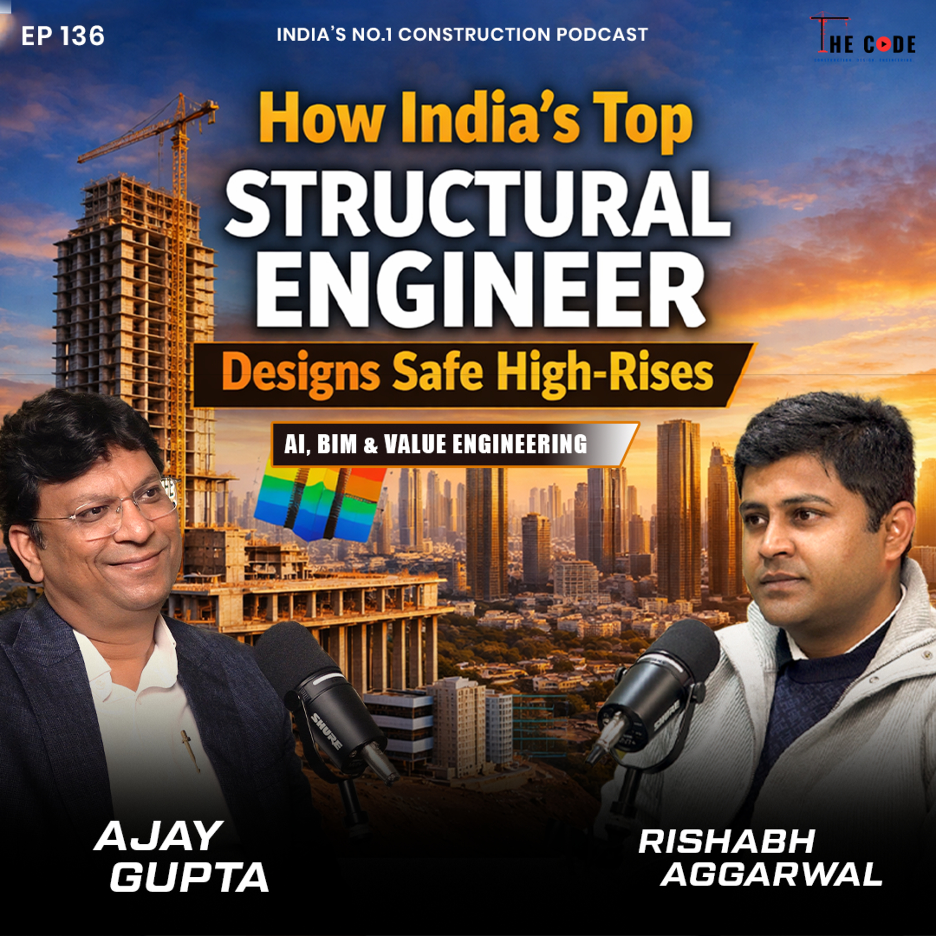 The CODE Construction. Design. Engineering.India\'s No.1 Construction Podcast
