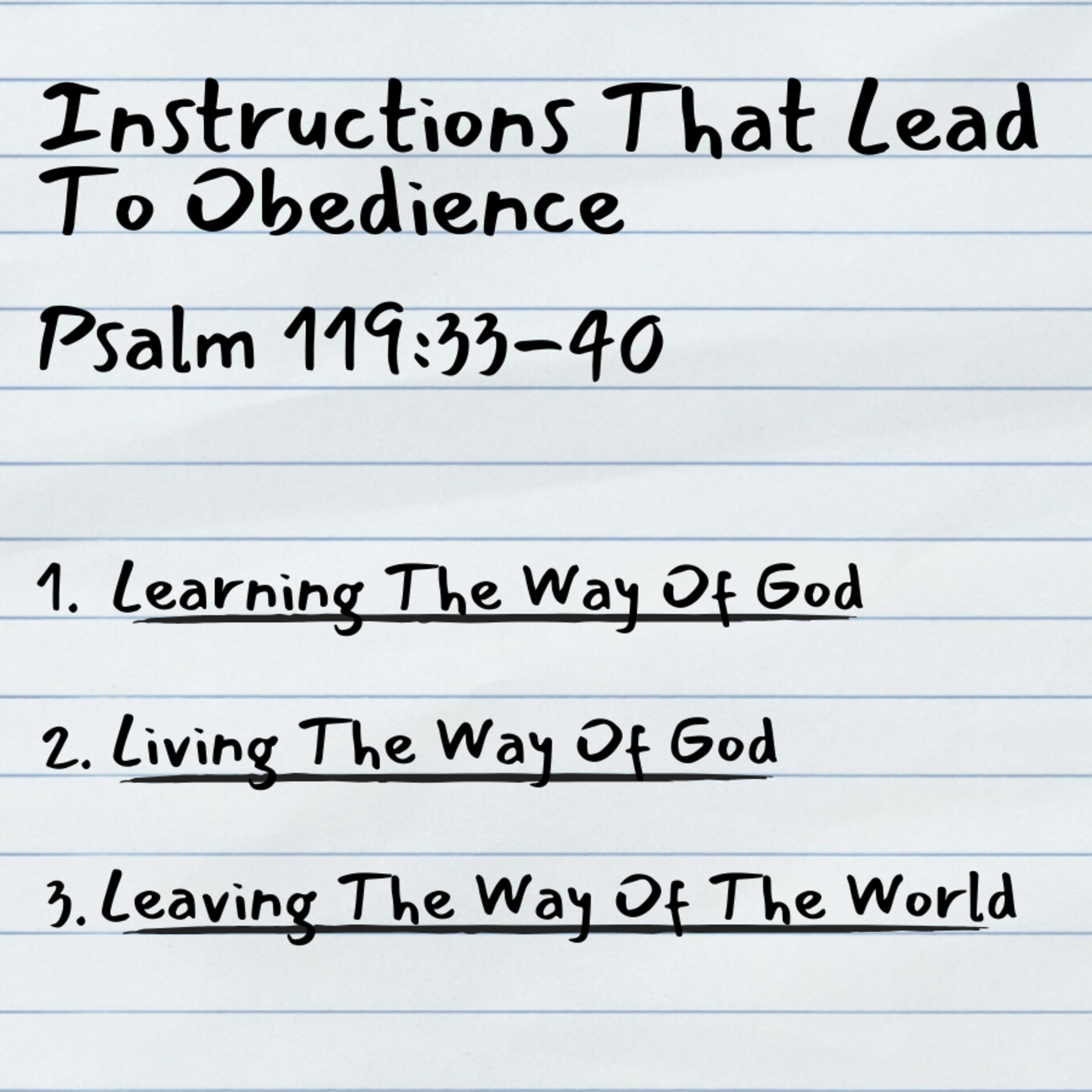 Bro. Philip Harrelson - Instructions That Lead To Obedience - 9/17/23