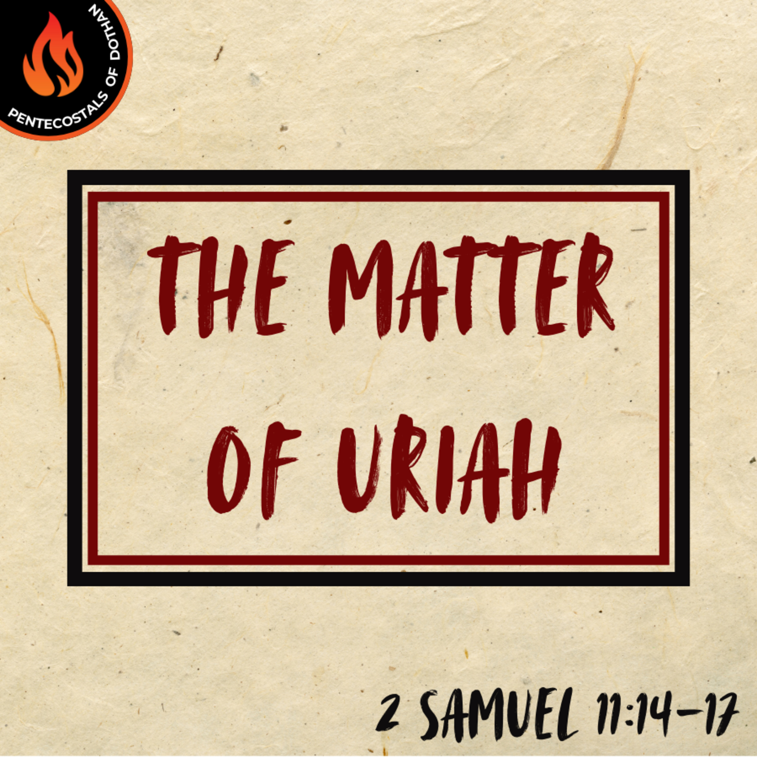 Bro. Philip Harrelson - The Matter Of Uriah - 9/29/24