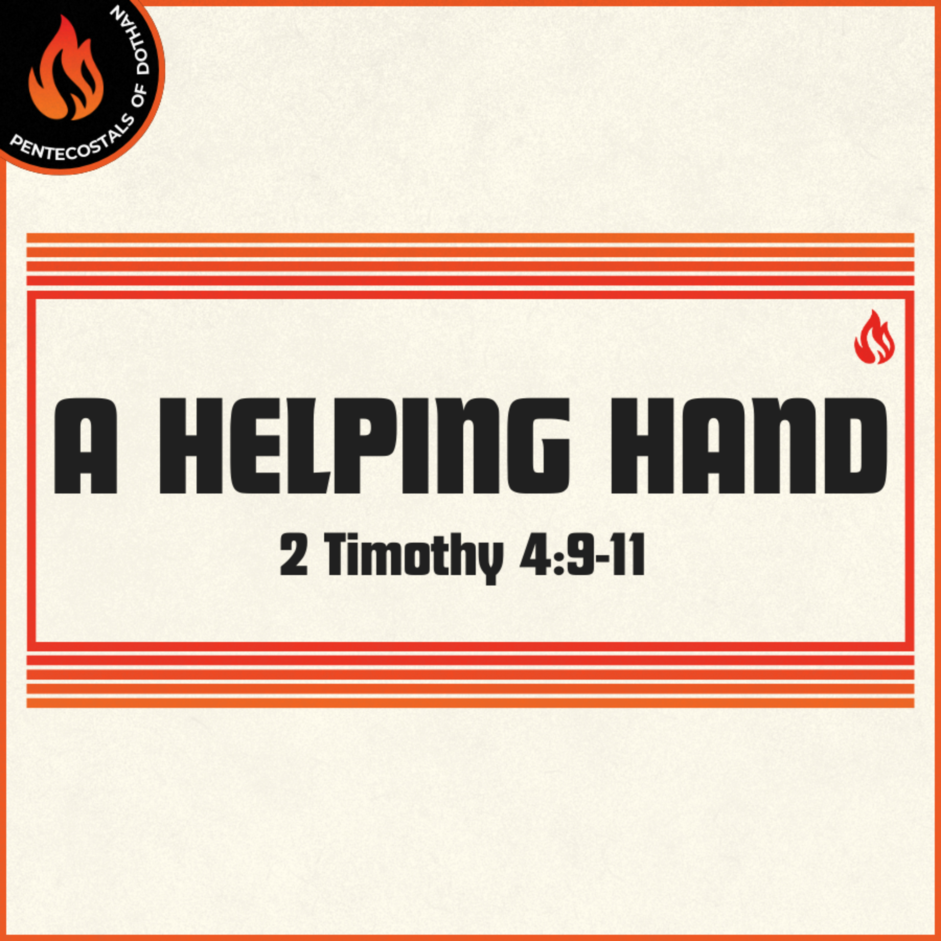Bro. Joe Patterson - A Helping Hand - 10/6/24