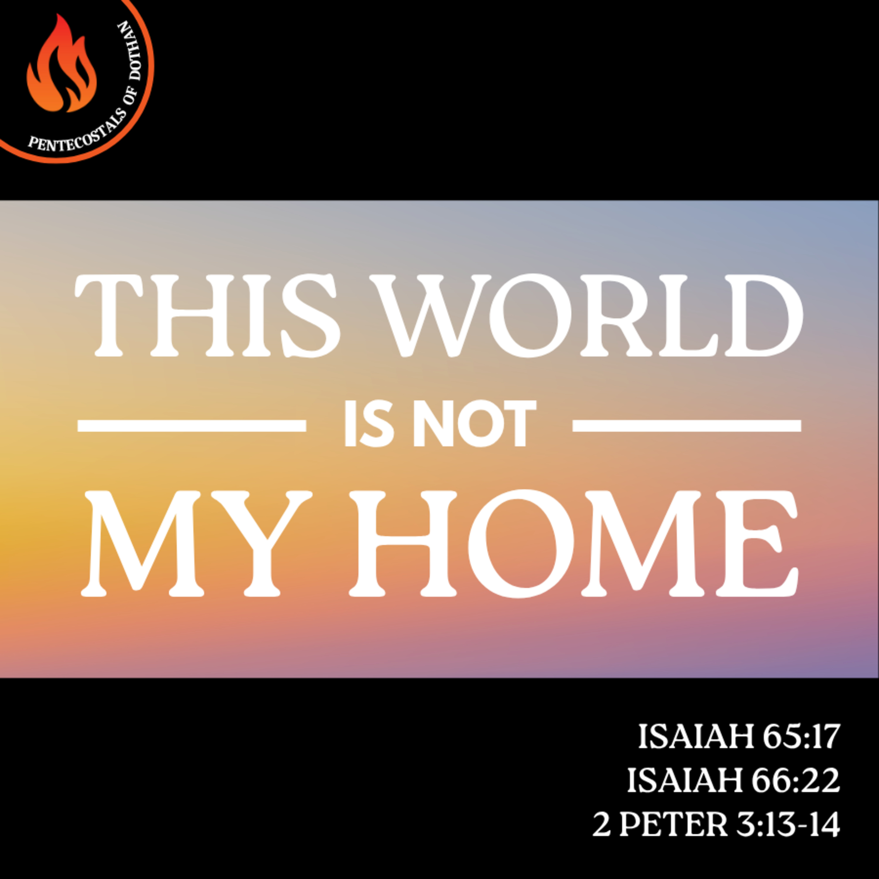9/6/26 | Sunday Morning Service | This World Is Not My Home | Pastor Philip Harrelson