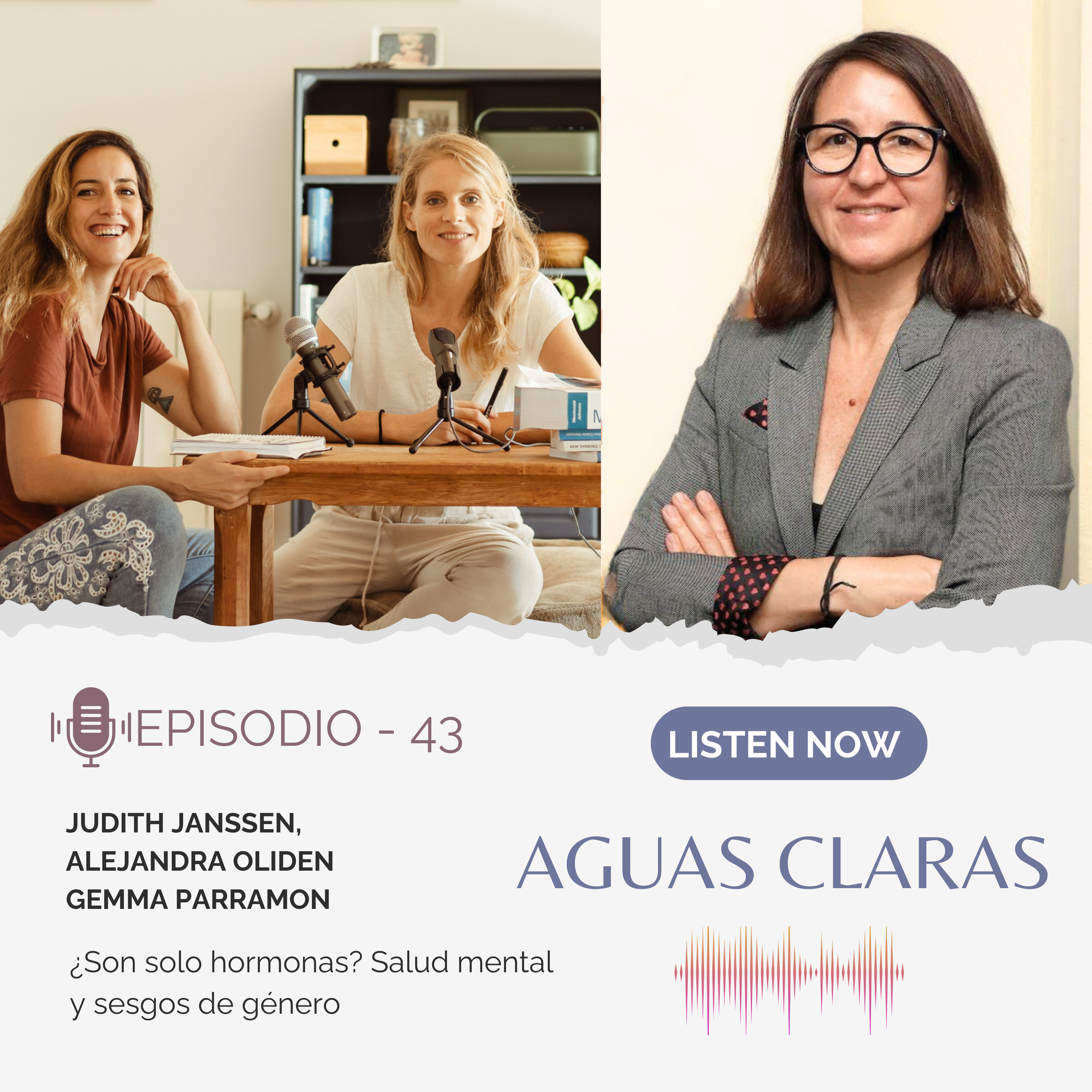 #43 - ¿Son solo hormonas? Salud mental y sesgos de género episode artwork