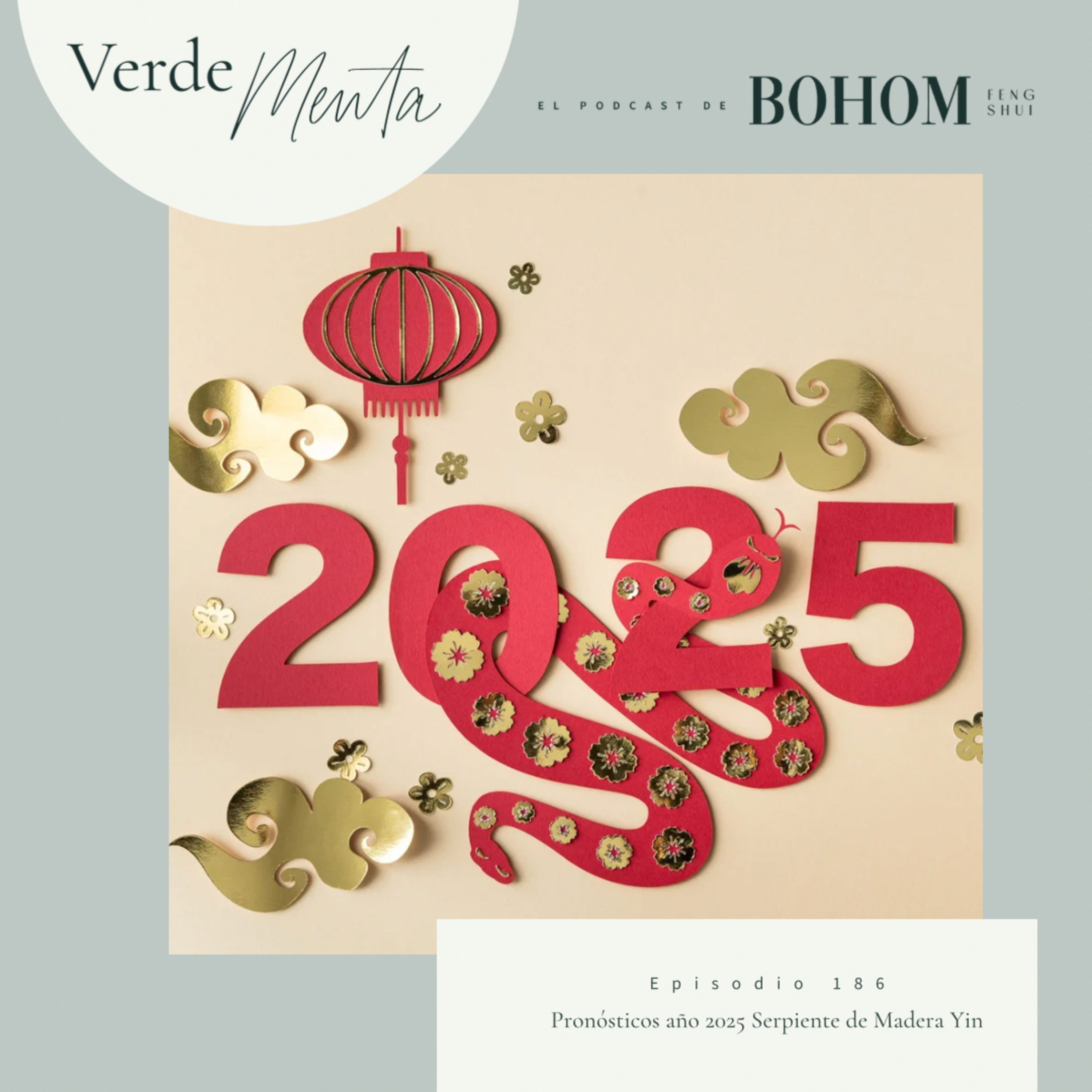 Episodio 186. Pronósticos para el año 2025 Serpiente de Madera Yin episode artwork