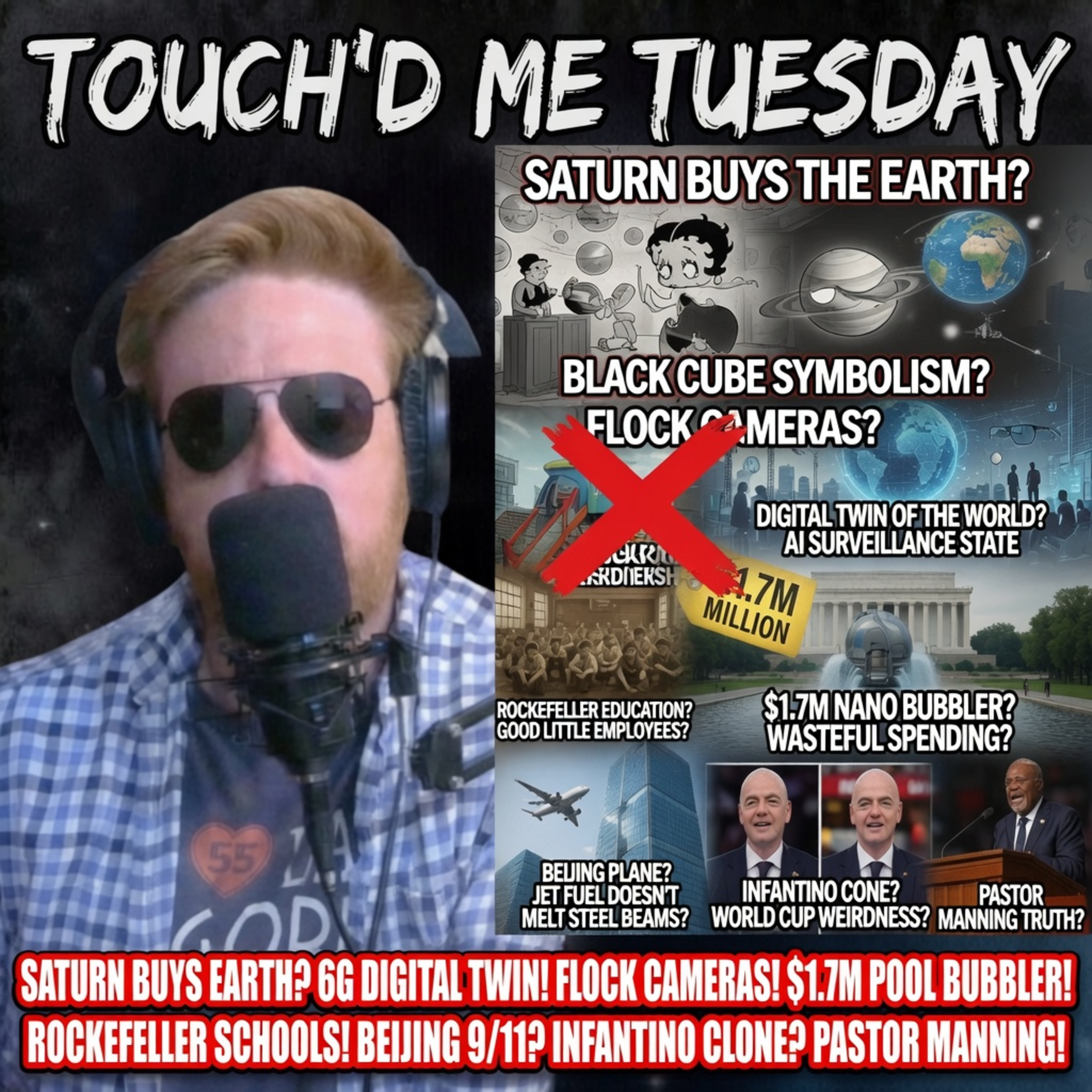 Touch'd Me Tuesdays: Iran Ceasefire Violated, Pfizer Building Evac, CERN & McConnell Drama episode artwork