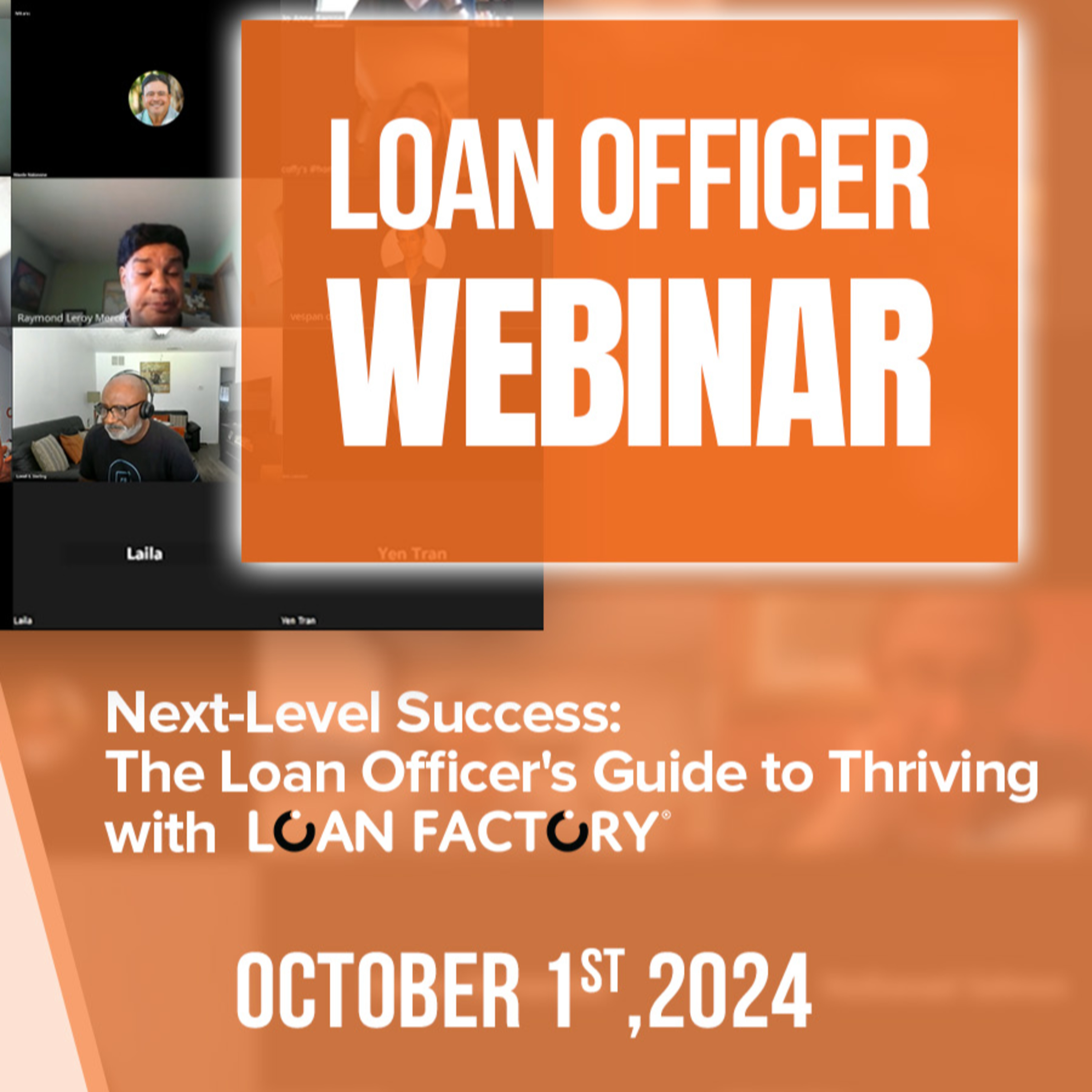 Next-Level Success: The Loan Officer's Guide to Thriving with Loan Factory_2024Oct01 episode artwork