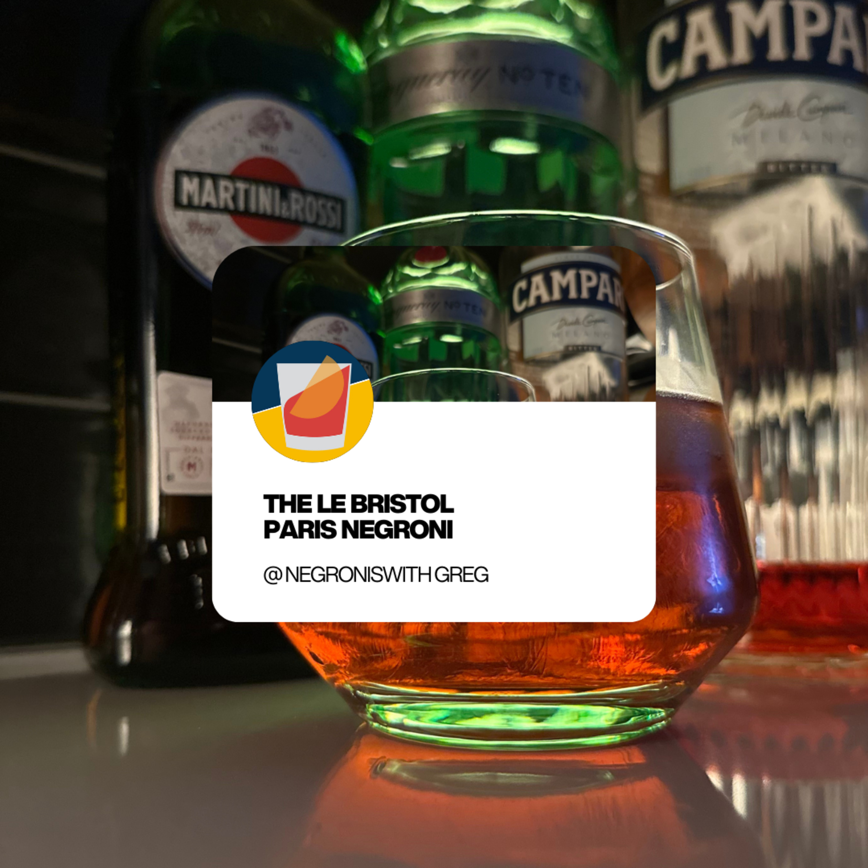 Negronis With Greg