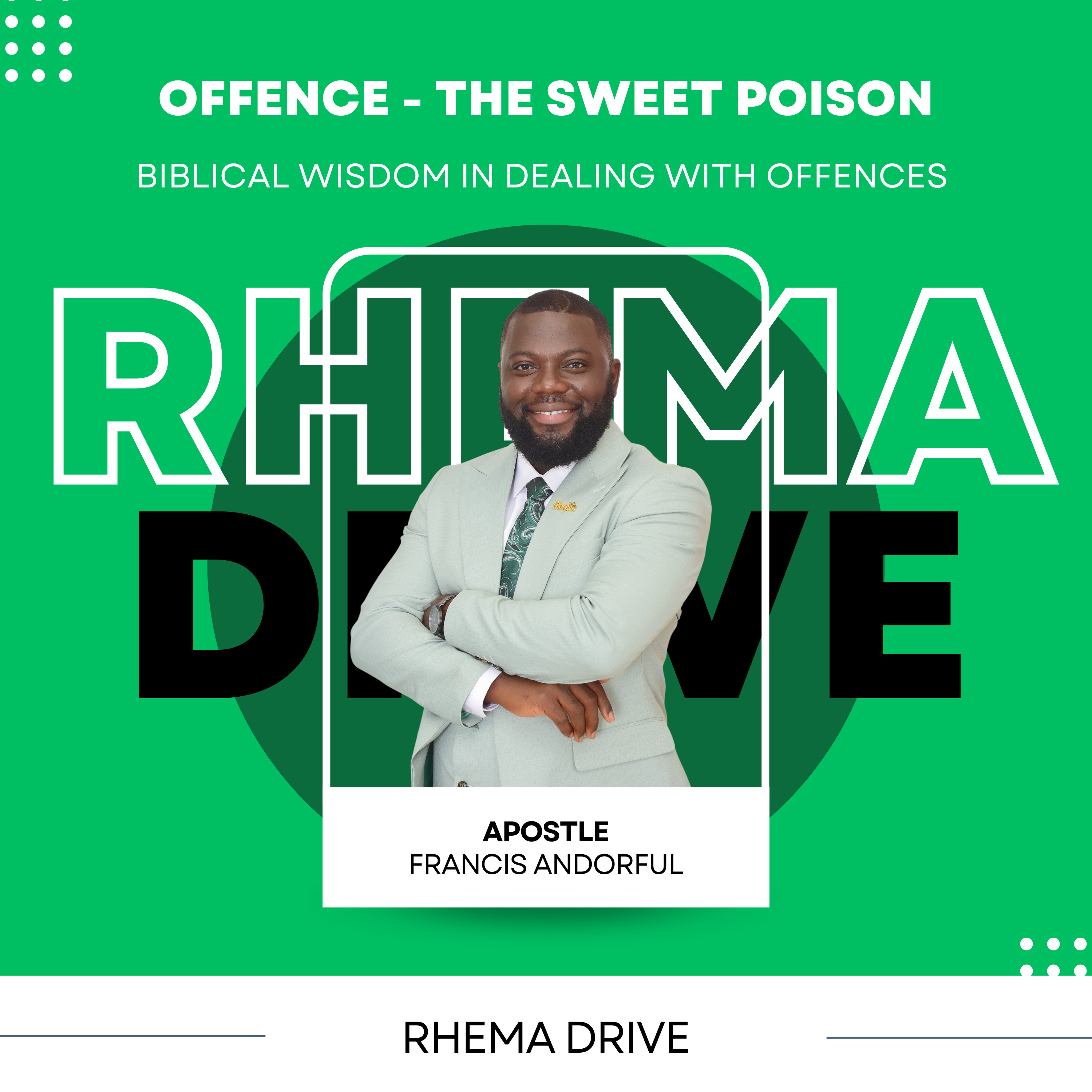 Offence - The Sweet Poison | Biblical Wisdom in Dealing with Offences - Part 3 (Dangers of Offence) episode artwork
