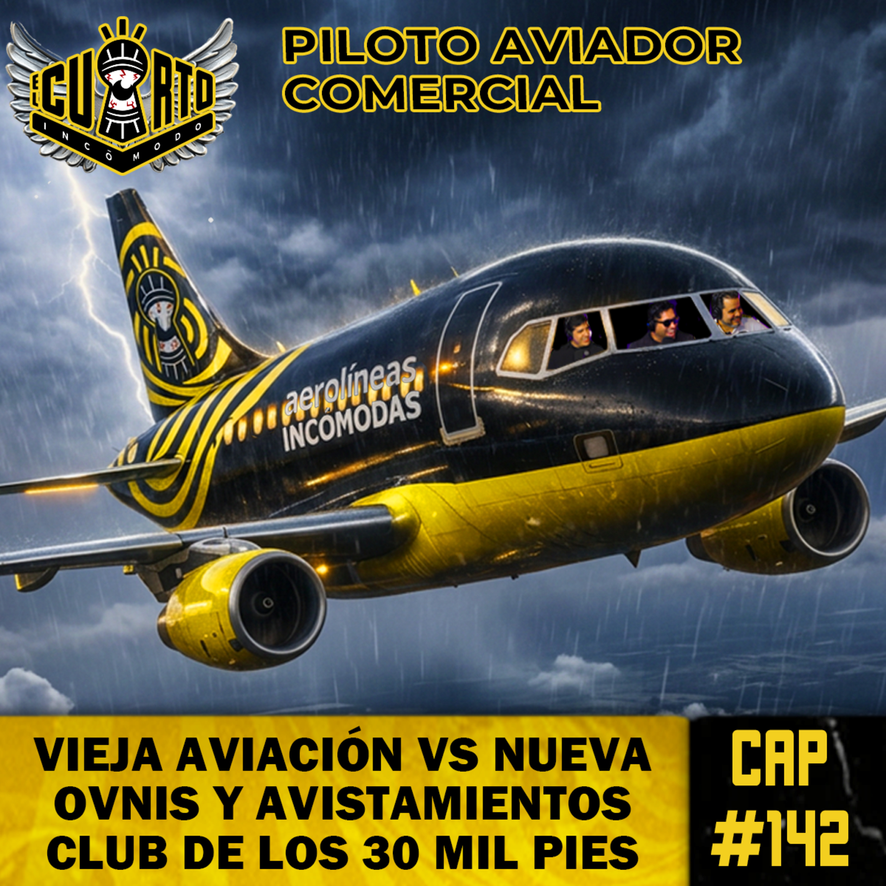 CAP #142 - Piloto Aviador Comercial | Crisis en la aviacios - Club de los 30 pies episode artwork