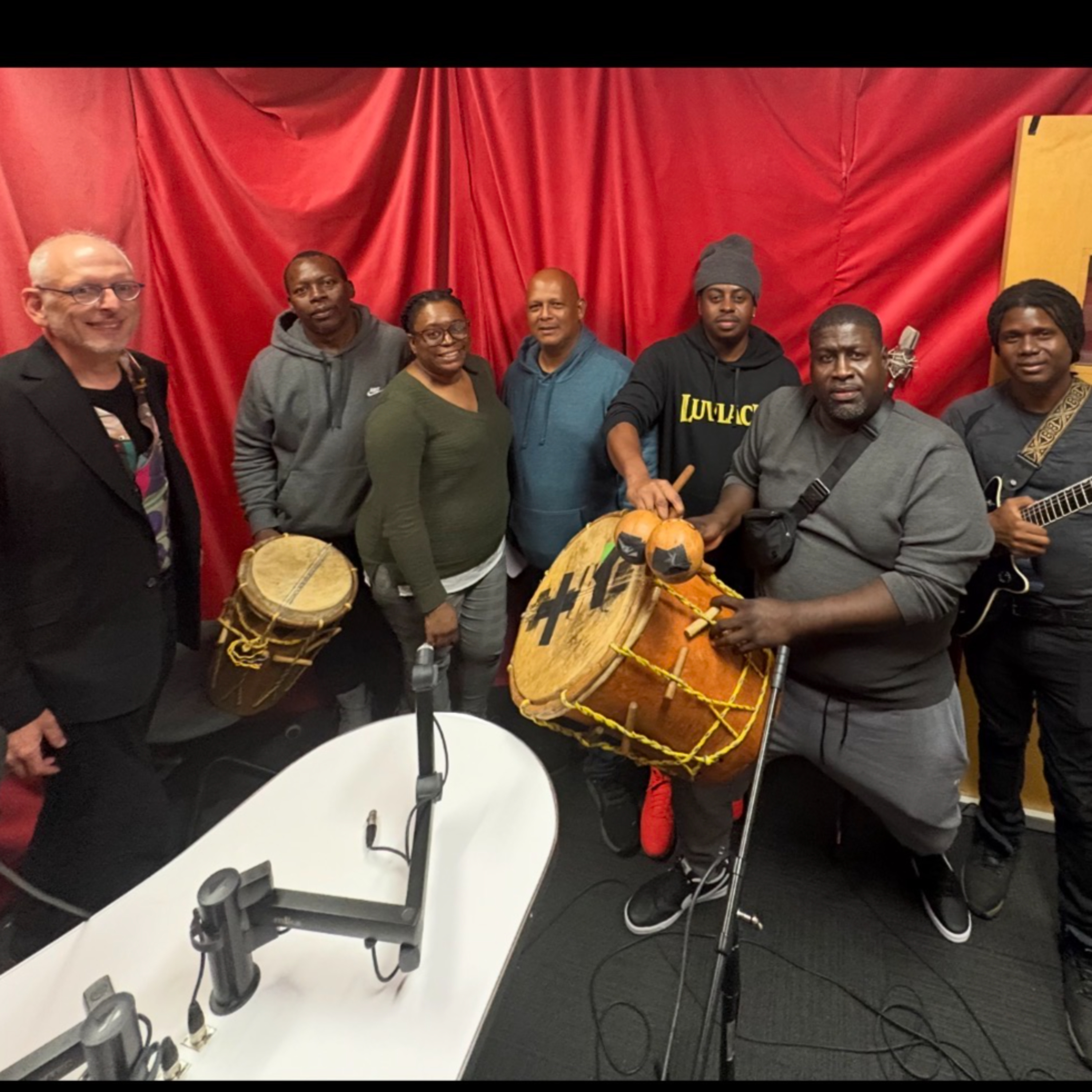 A live session with the Garifuna Collective episode artwork